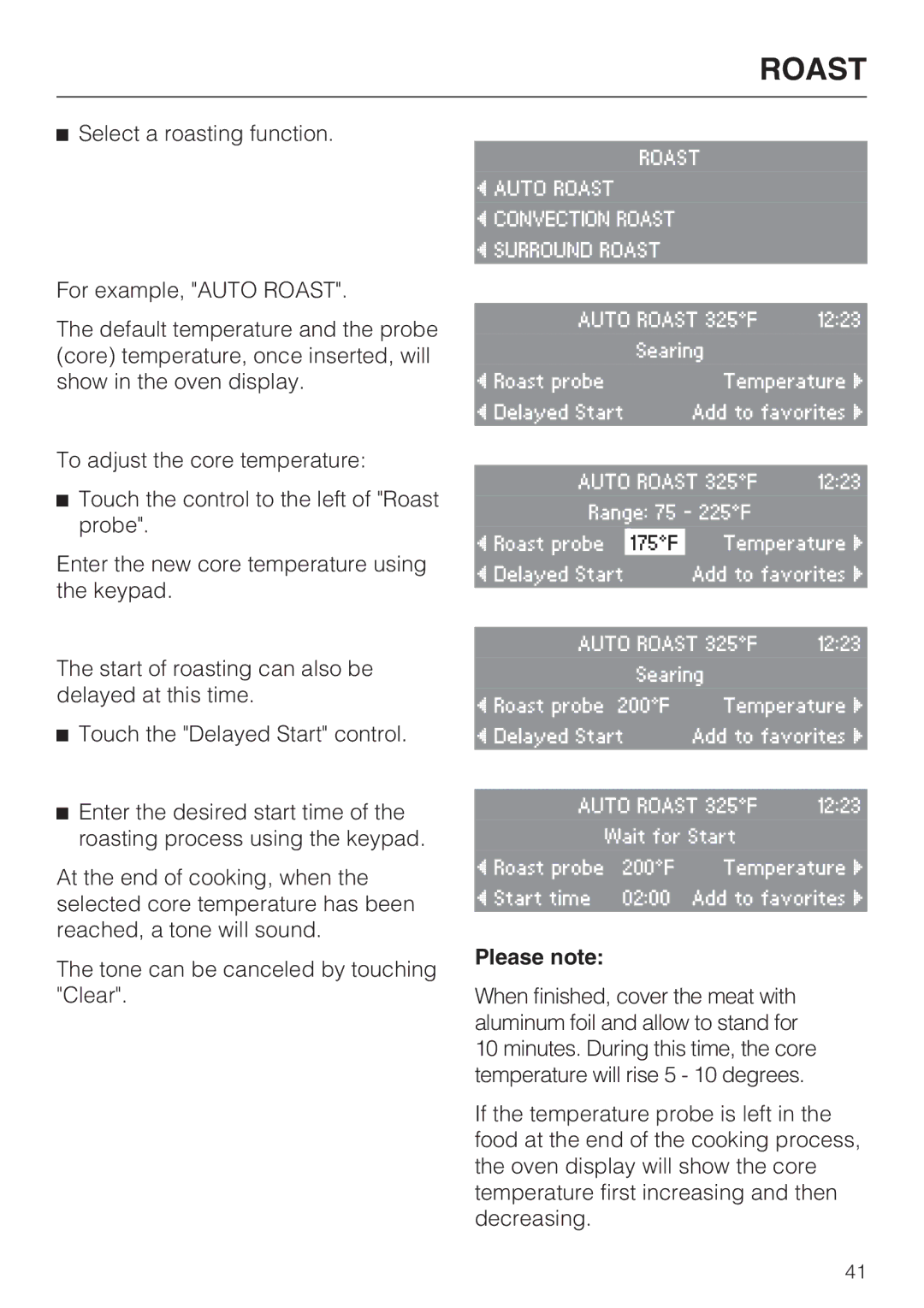 Miele H 4684 B installation instructions Please note 