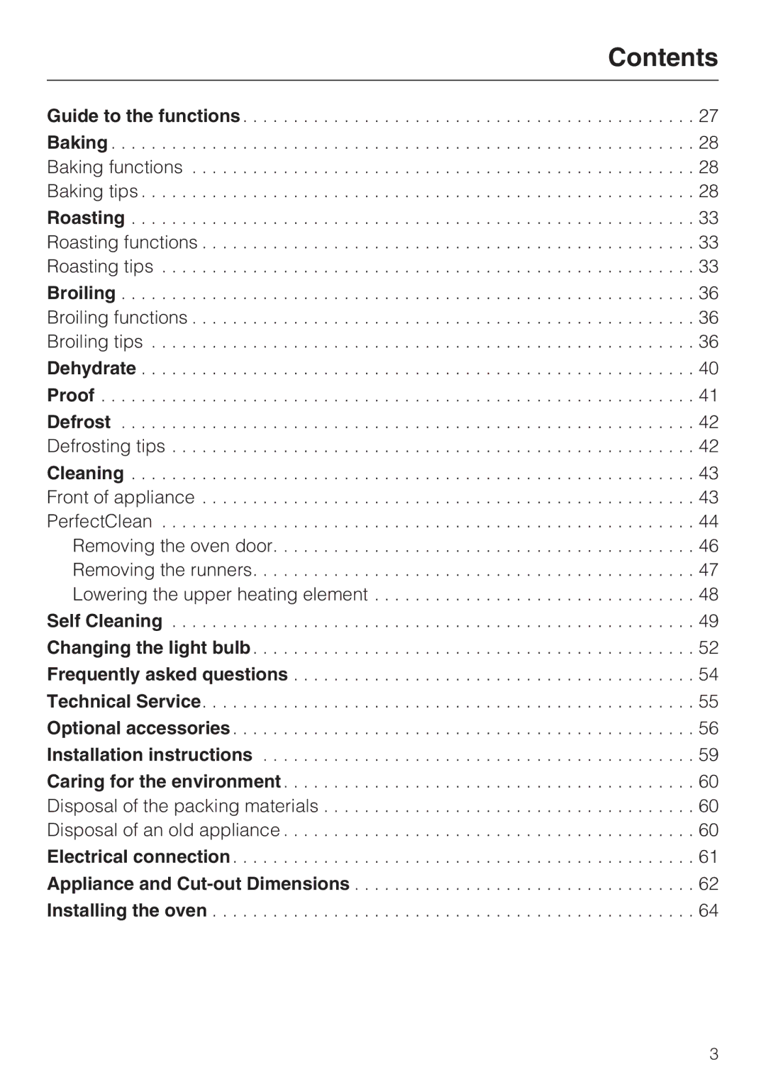 Miele H 4844 BP, H 4846 BP installation instructions Roasting 