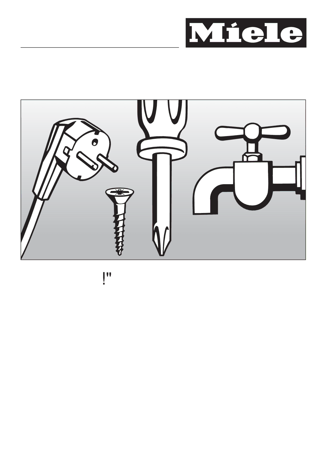 Miele H395B, H396B operating instructions Installation Instructions 