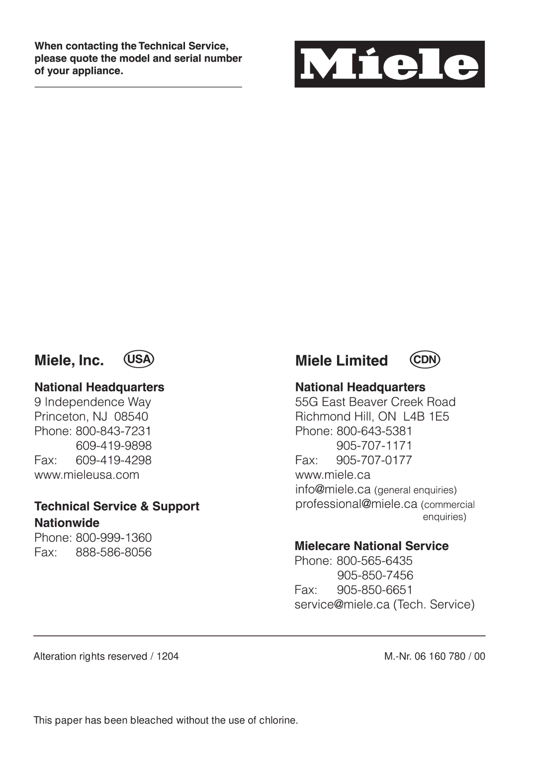 Miele H396B, H395B operating instructions 