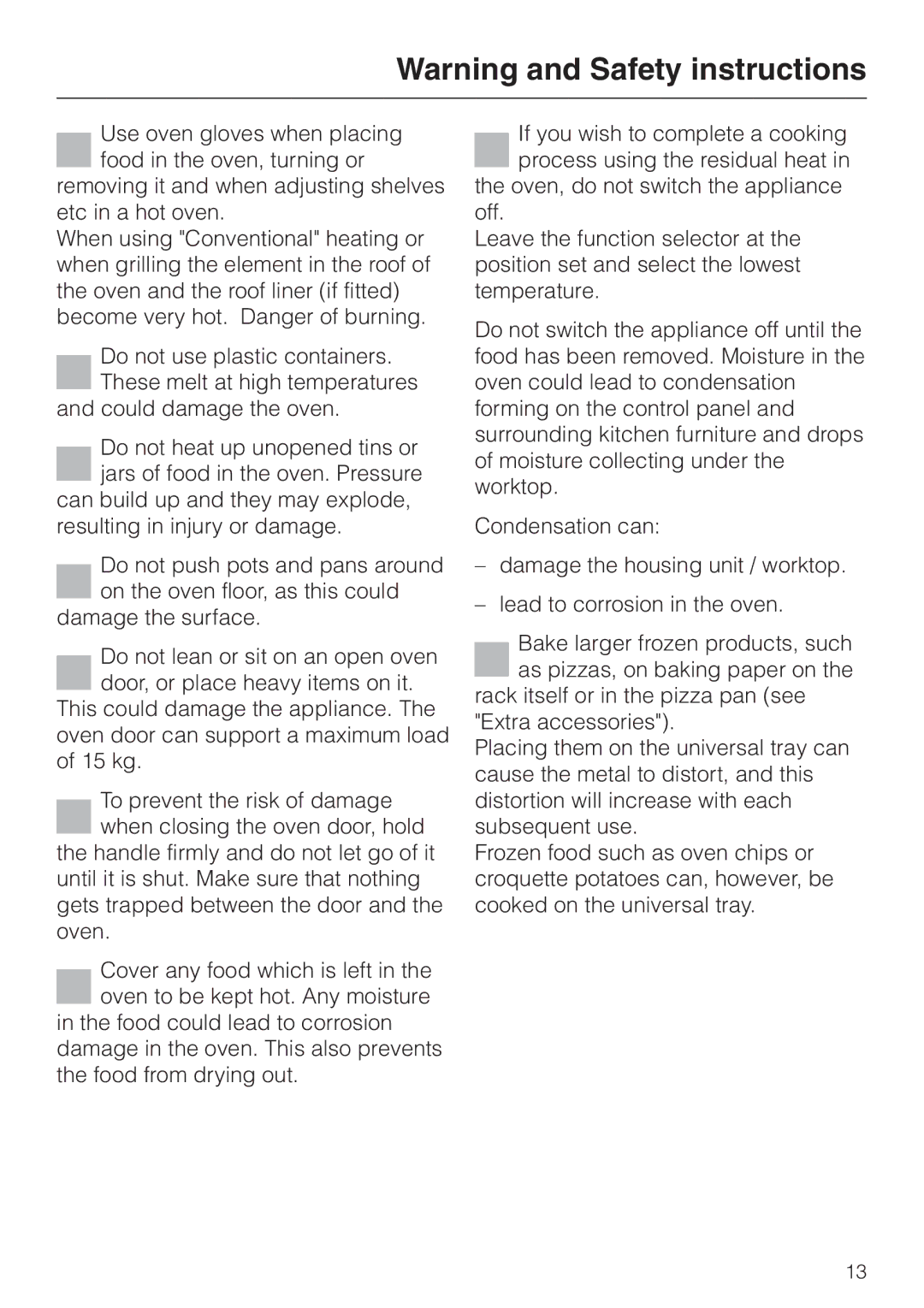 Miele H4200, H4210 installation instructions 