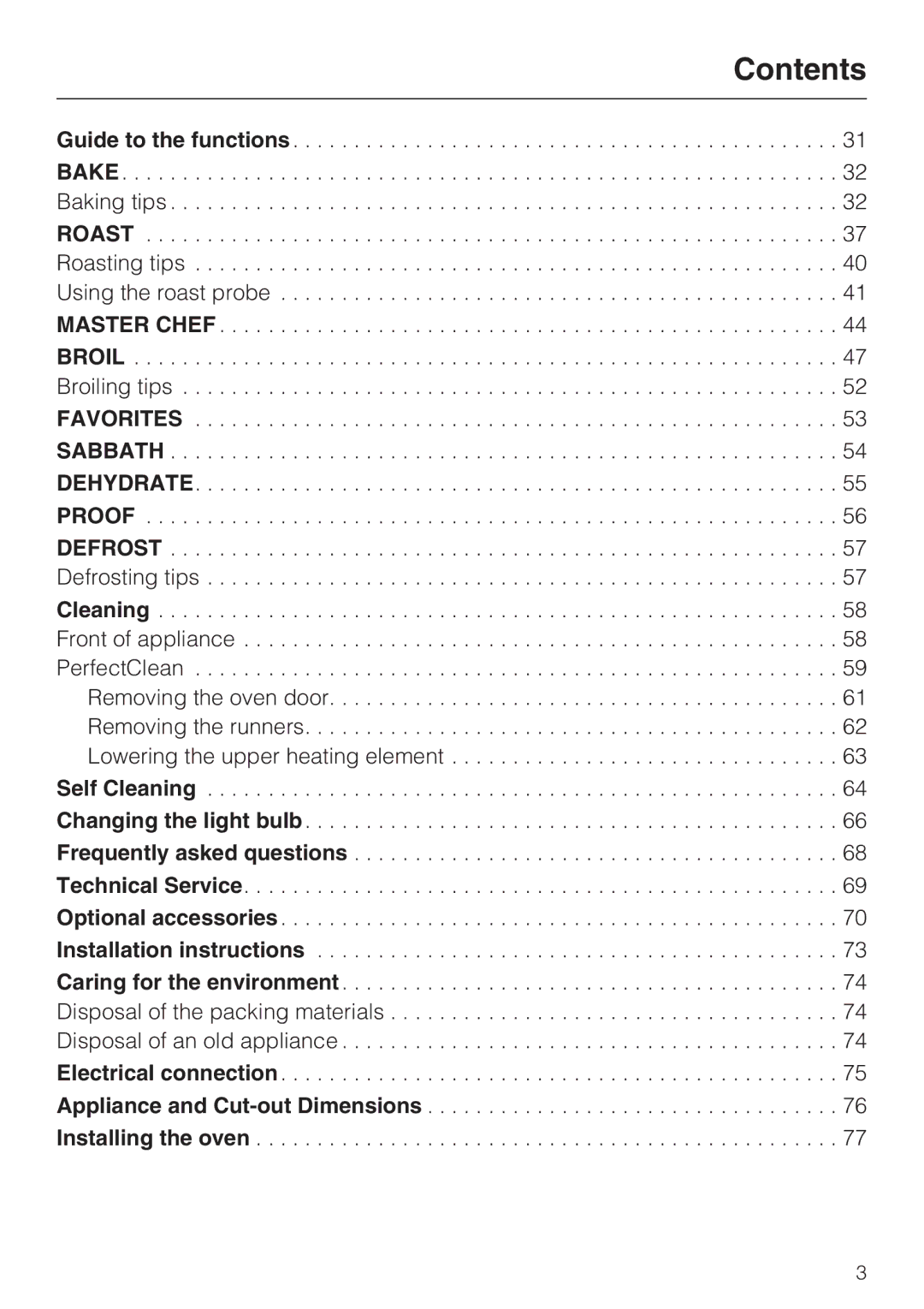 Miele H4892BP2 installation instructions Contents 