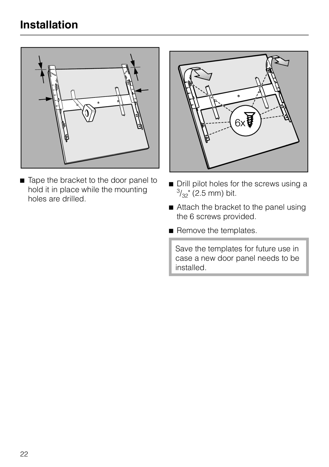 Miele HG02 installation instructions Installation 