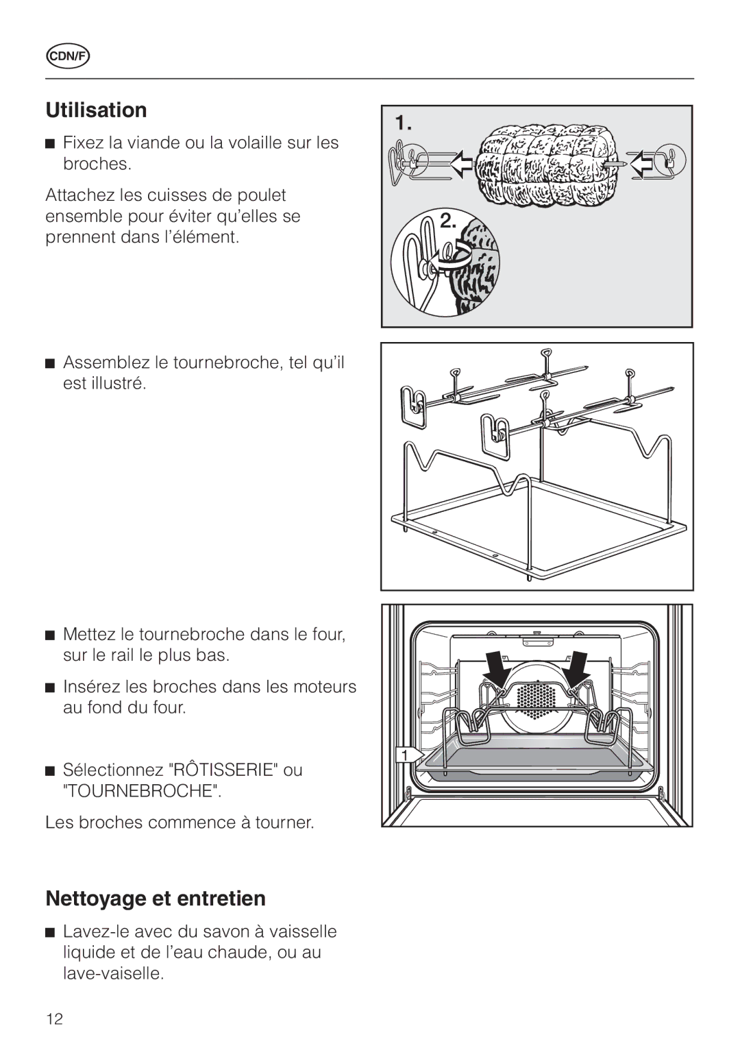 Miele HGE 60 manual Utilisation 