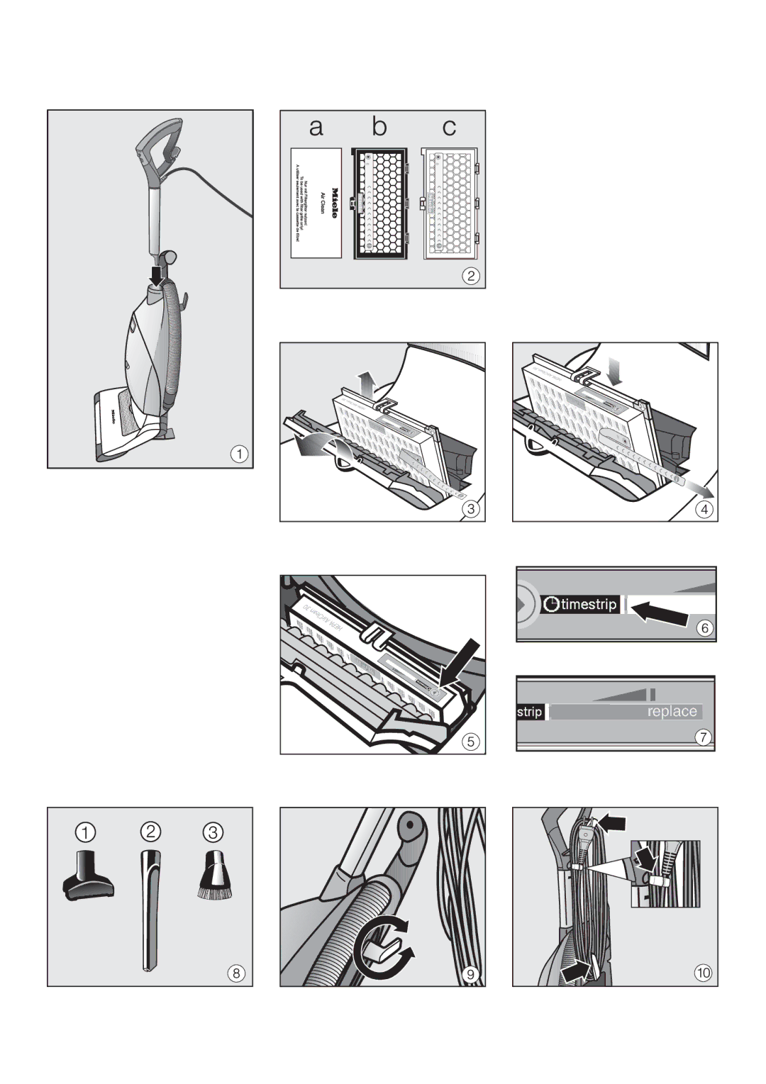 Miele HS08, M-NR09753 090 operating instructions 