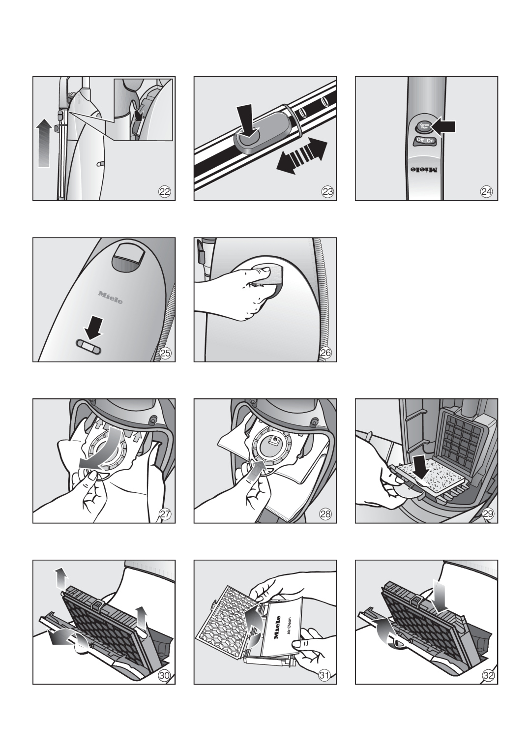 Miele HS08, M-NR09753 090 operating instructions 