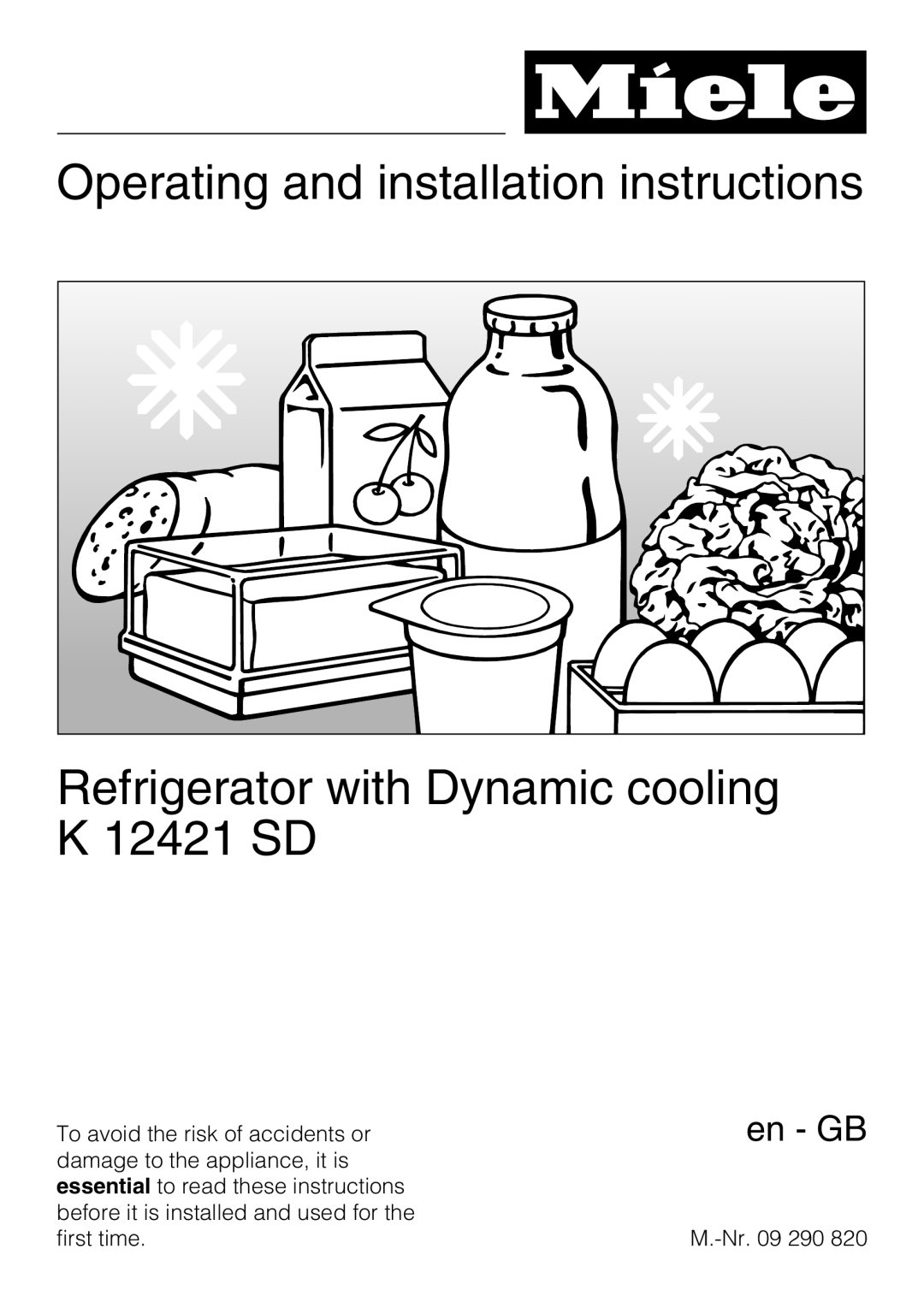 Miele K 12421 SD installation instructions En GB 