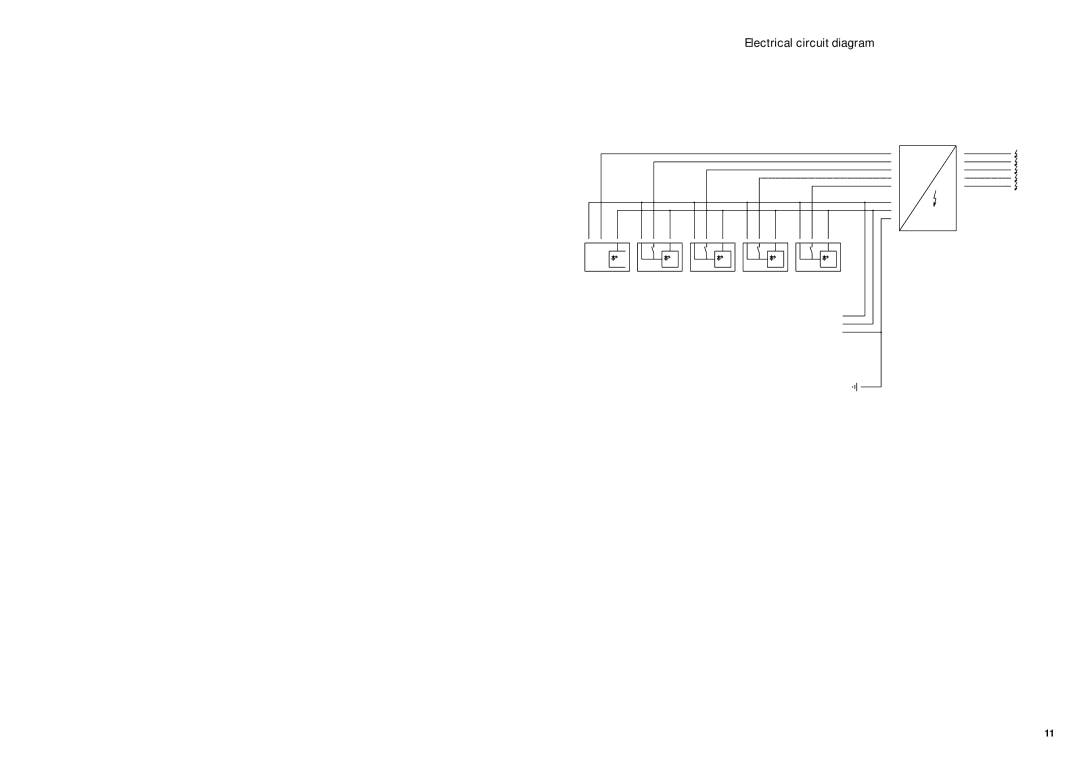 Miele KM 326G manual Electrical circuit diagram 