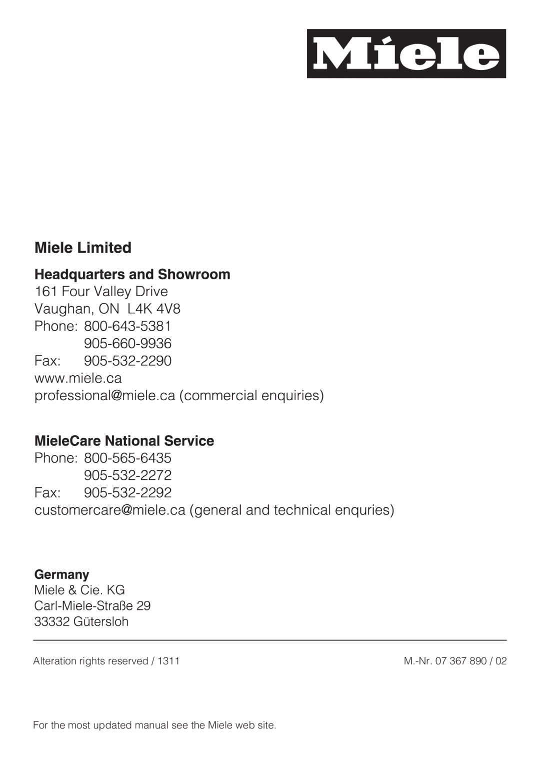 Miele KM 5993, KM 5987 installation instructions 