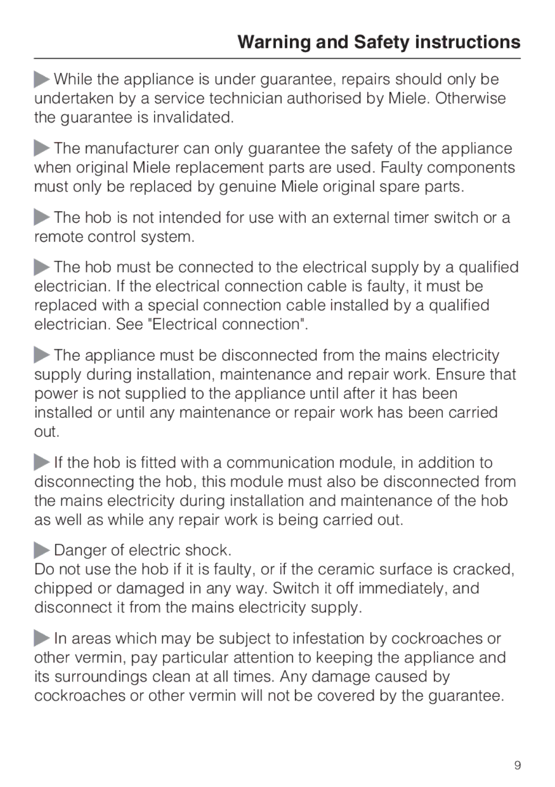 Miele KM6347, KM6323, KM6348, KM6322 installation instructions 