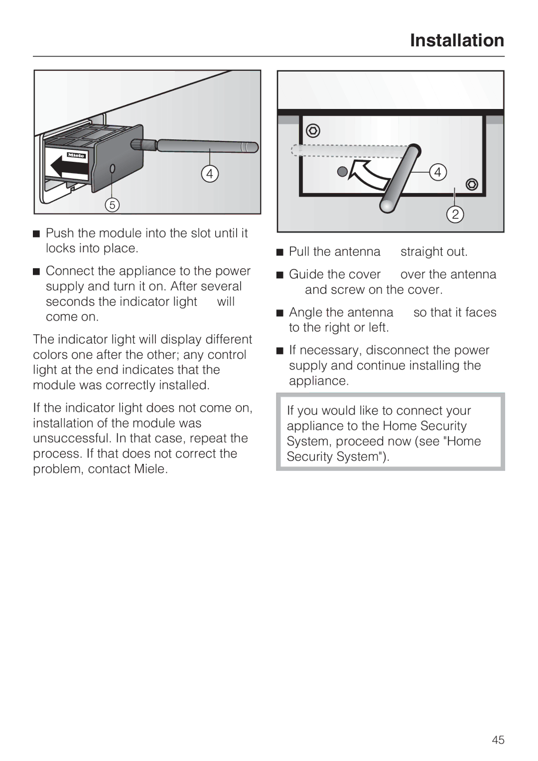 Miele KWT 1611 SF, KWT 1601 SF installation instructions Installation 