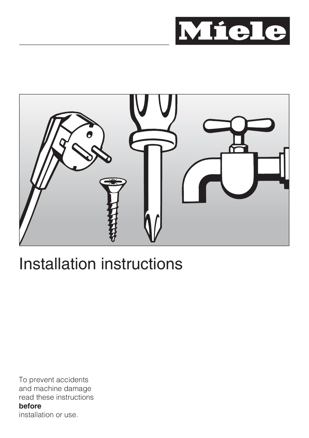 Miele KWT 4154 UG-1 installation instructions Installation instructions 