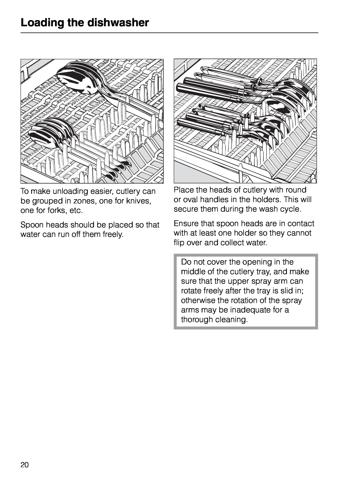Miele M.-NR. 04 390 922 operating instructions Loading the dishwasher 