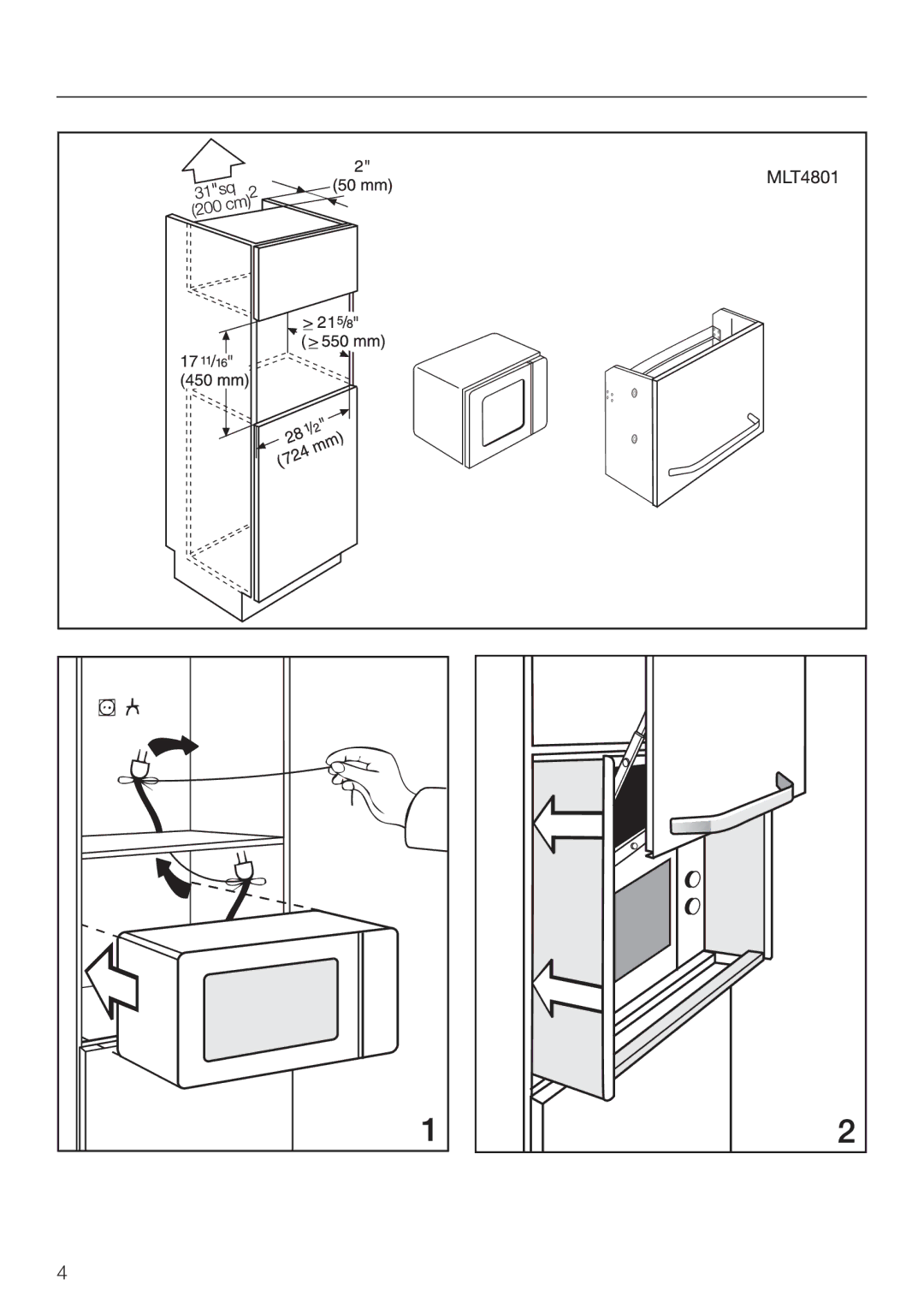 Miele MLT 4601, MLT 4701, MLT 4801 manual 