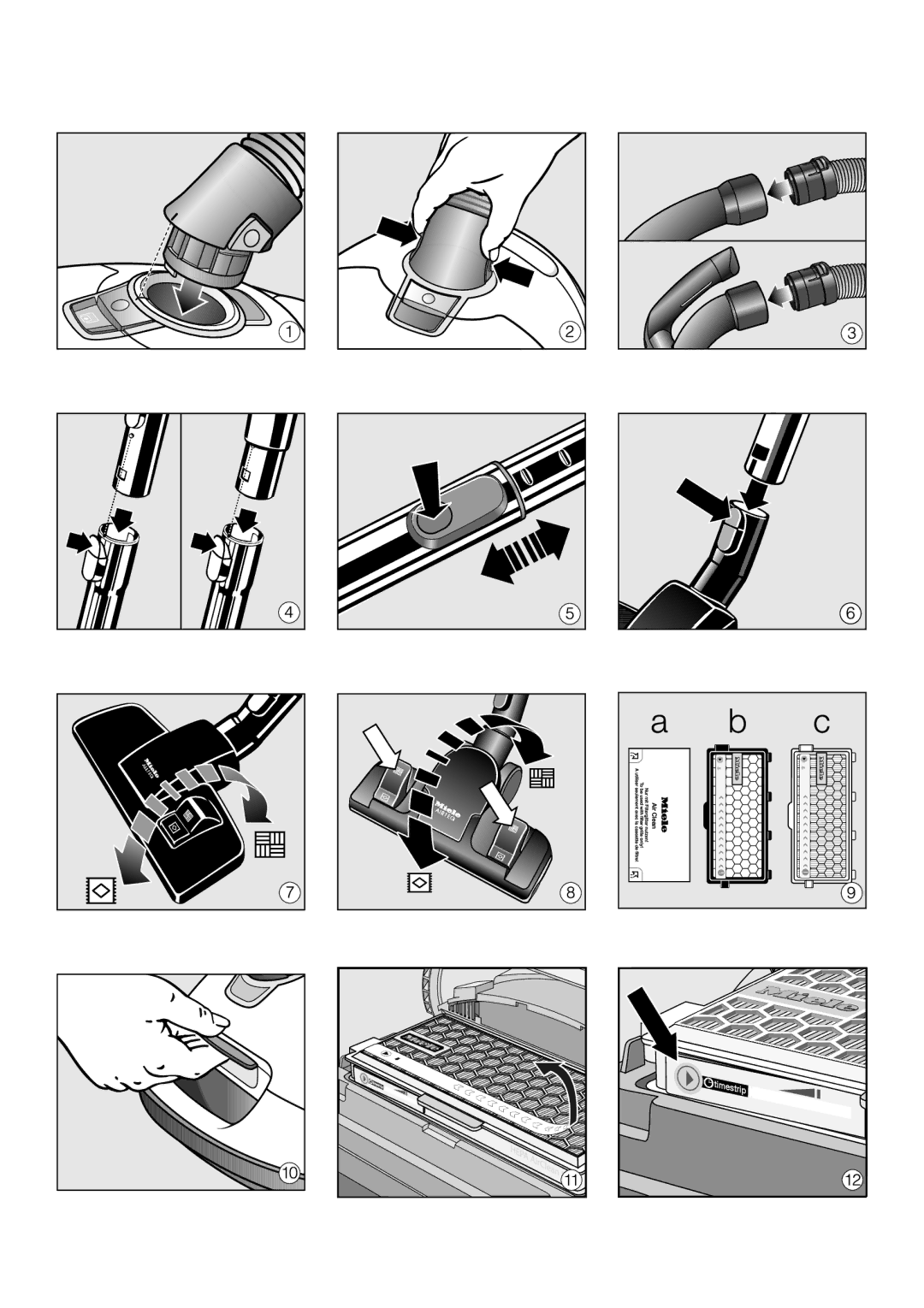 Miele S 8380, S 8390, S 8370 manual 