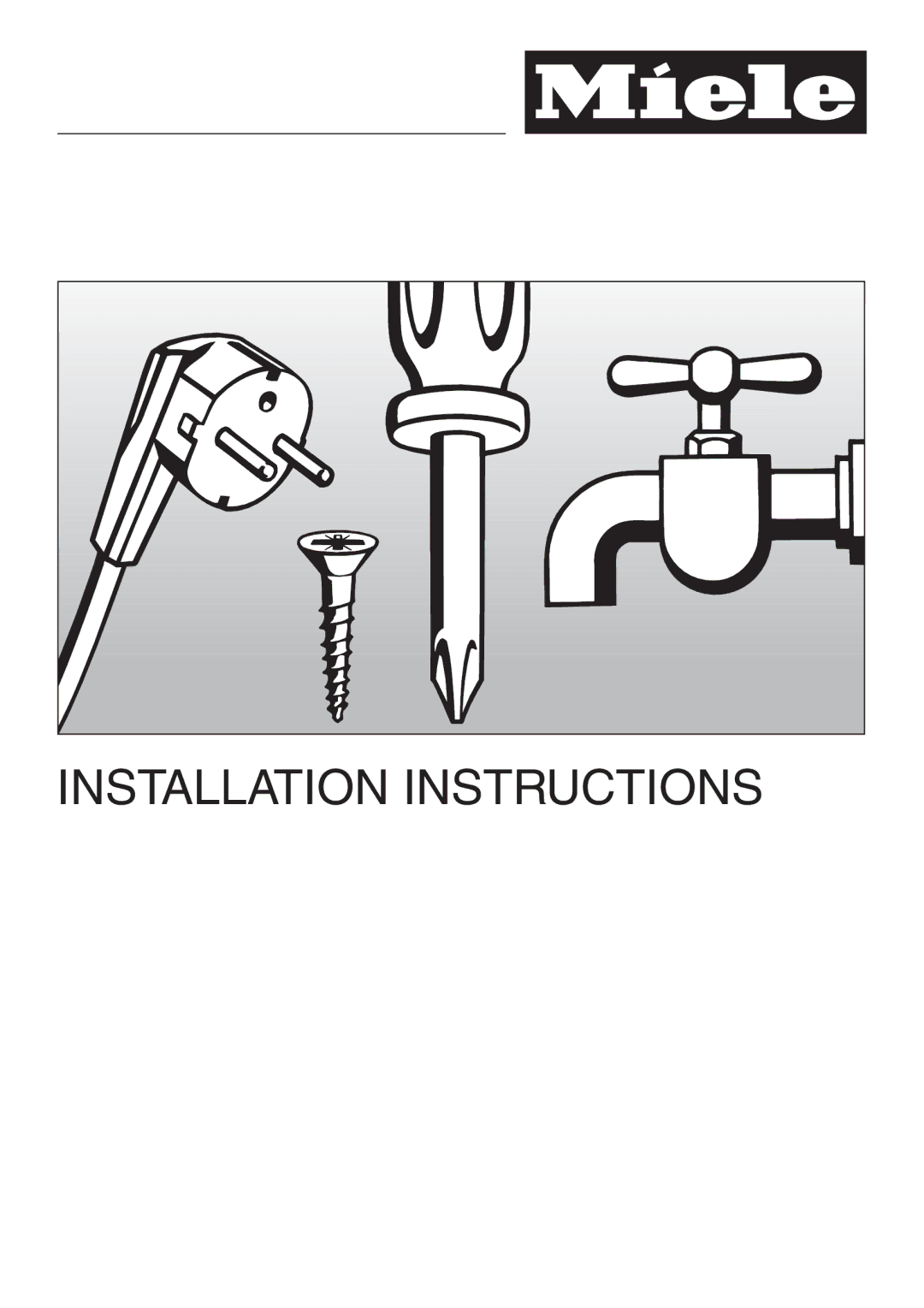 Miele T 1329 C operating instructions Installation Instructions 