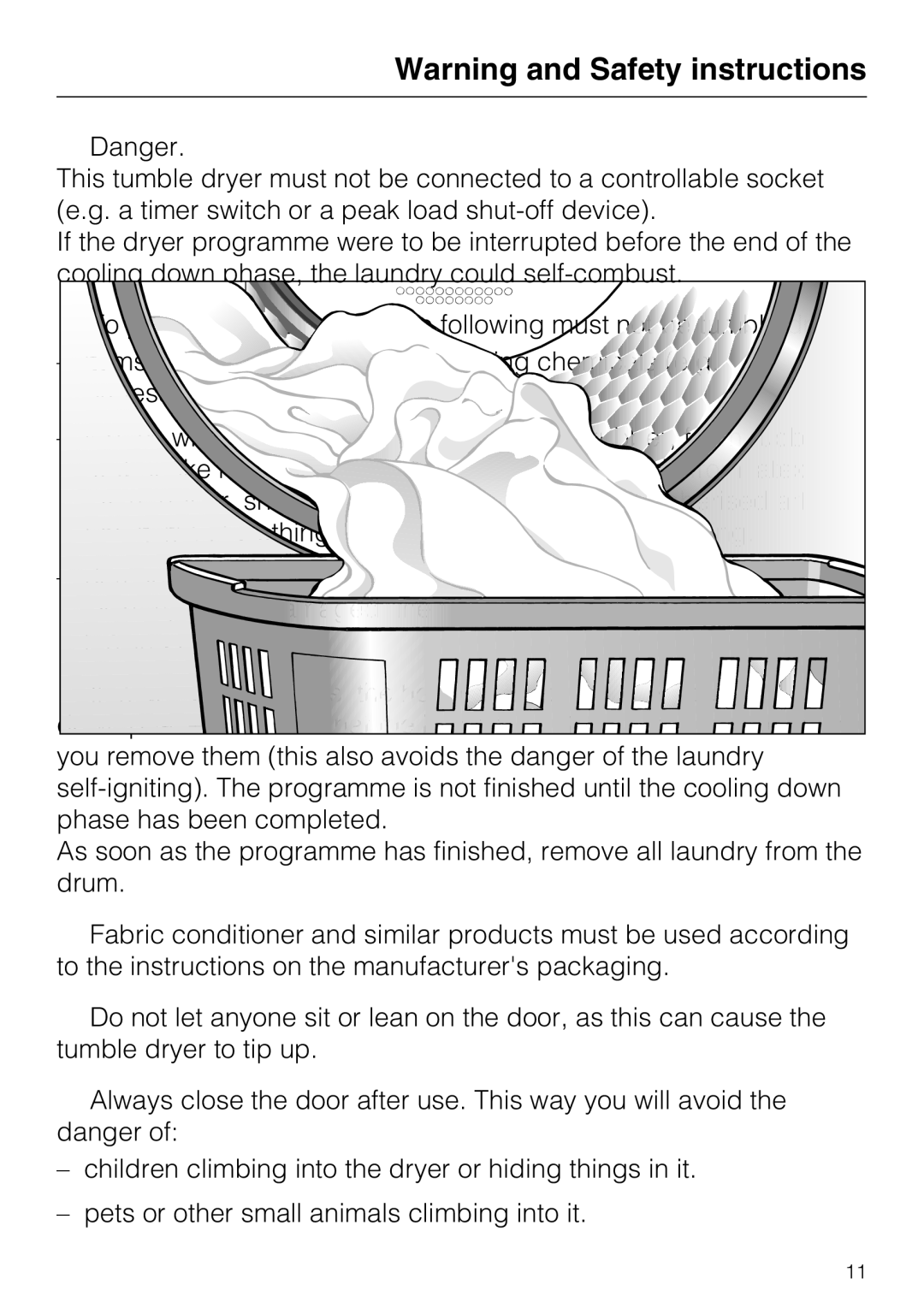 Miele T 8722 operating instructions 