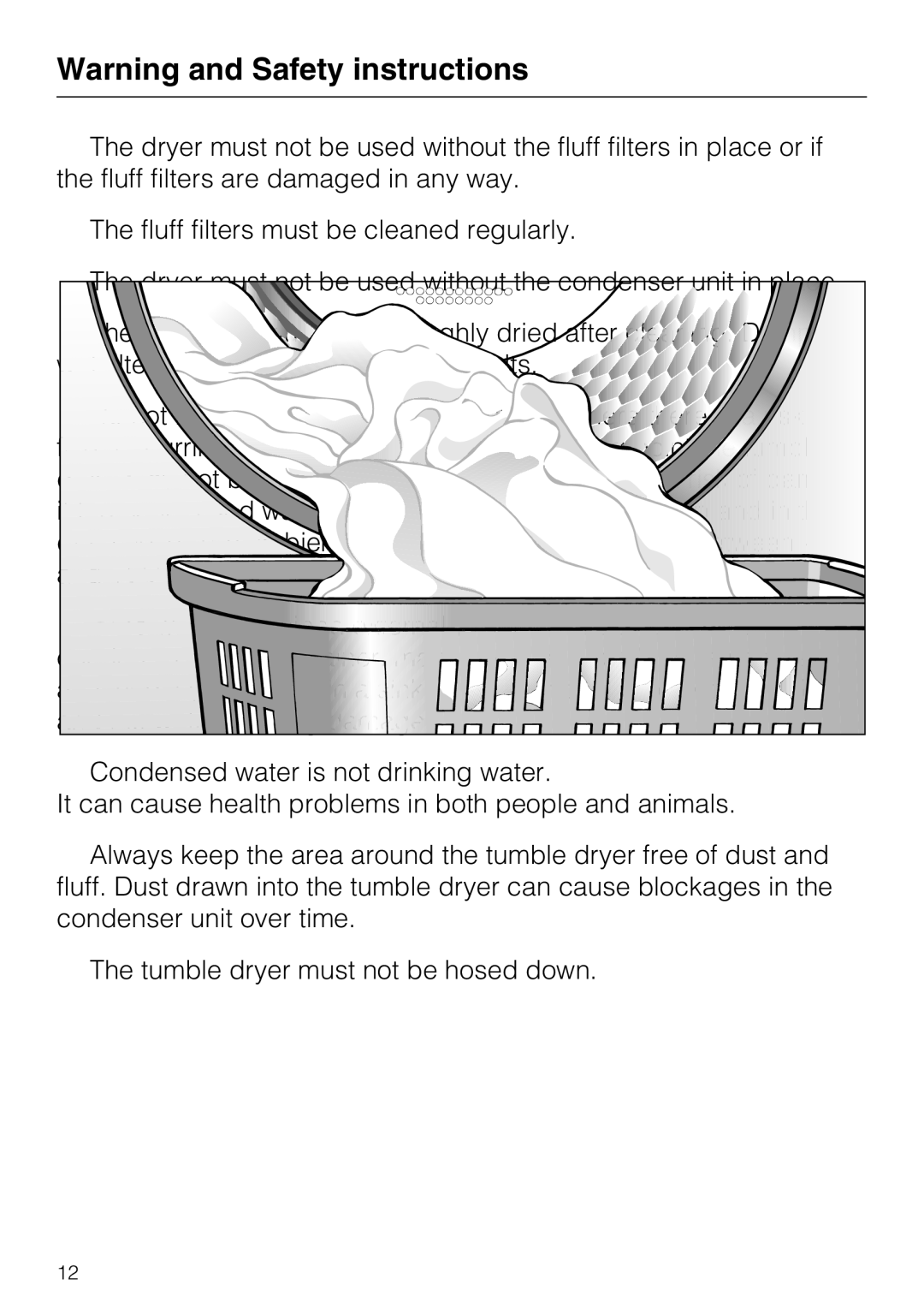 Miele T 8822 C operating instructions 