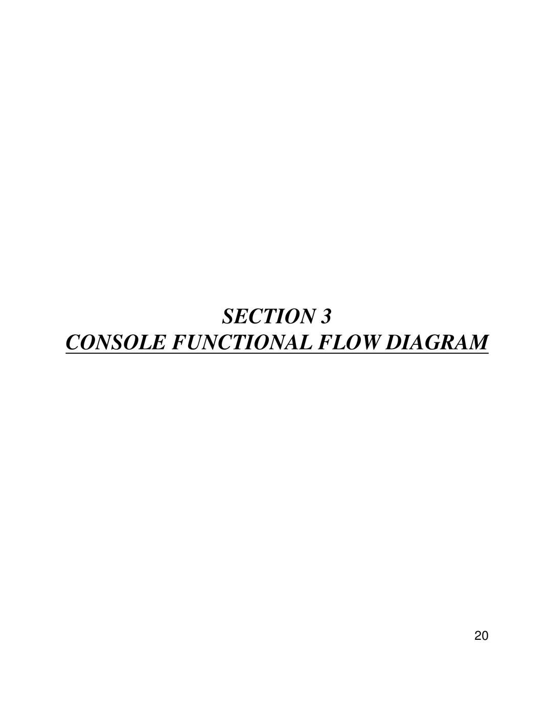 Miele T9800HRT service manual Section Console Functional Flow Diagram 