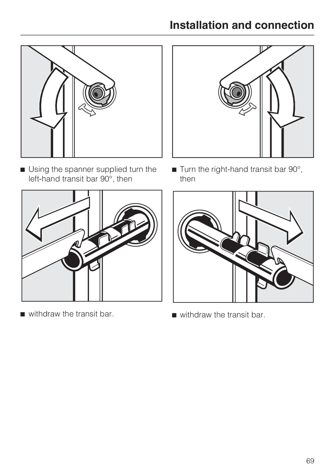 Miele WT2789iWPM operating instructions Installation and connection 