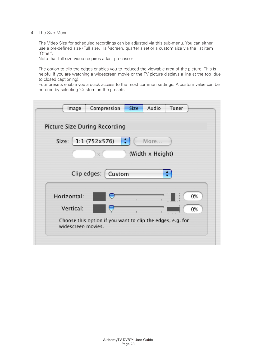 Miglia Technology manual AlchemyTV DVR User Guide 