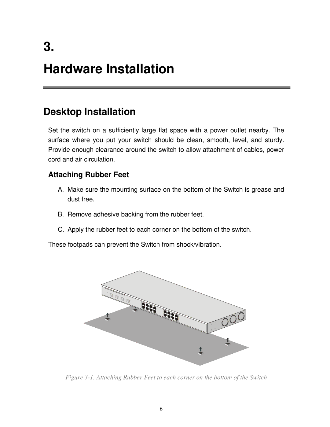 Milan Technology MIL-S16000T manual Hardware Installation, Desktop Installation 