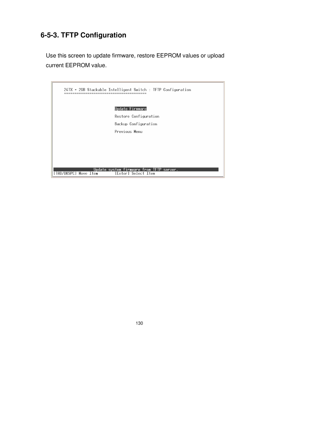 Milan Technology MIL-SM2401M-STK manual Tftp Configuration 