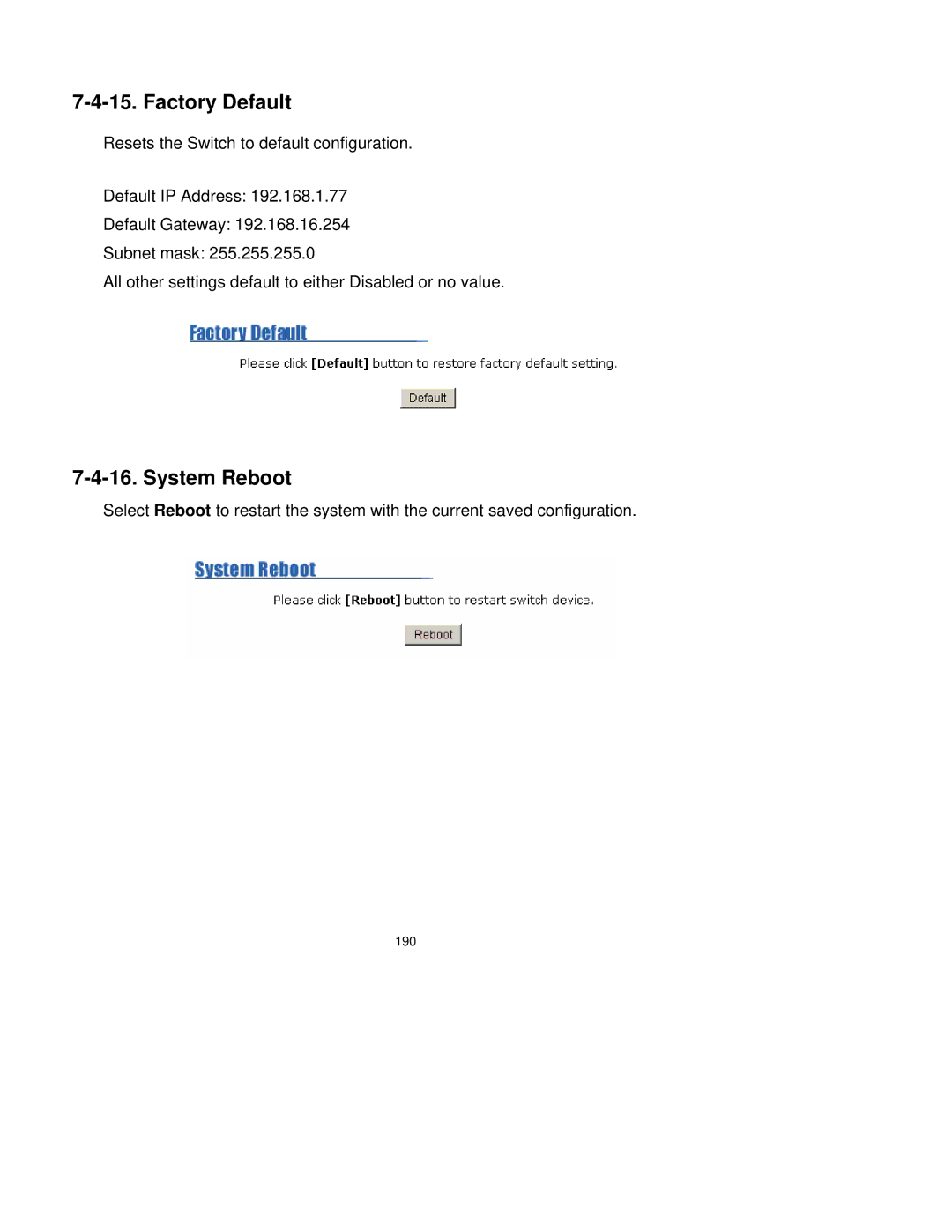 Milan Technology MIL-SM2401M-STK manual 190 