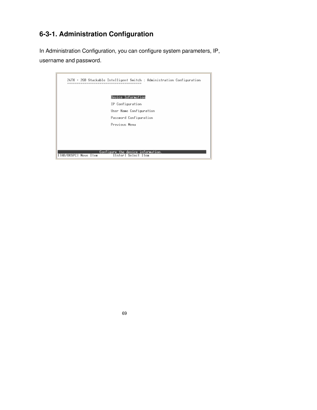 Milan Technology MIL-SM2401M-STK manual Administration Configuration 