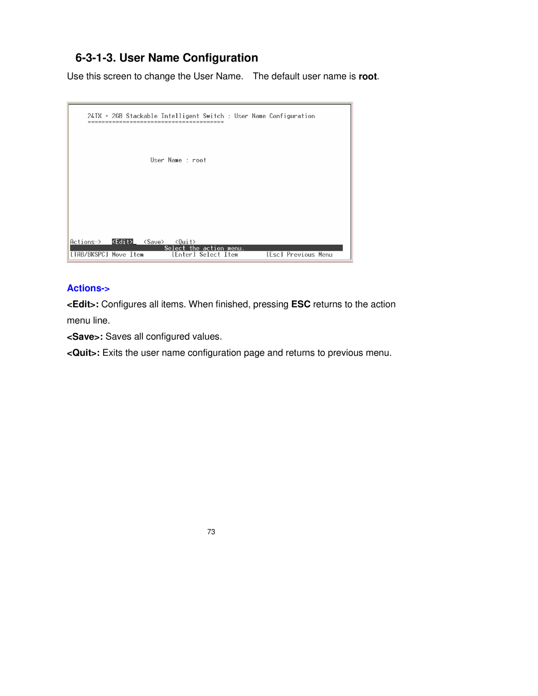 Milan Technology MIL-SM2401M-STK manual User Name Configuration 