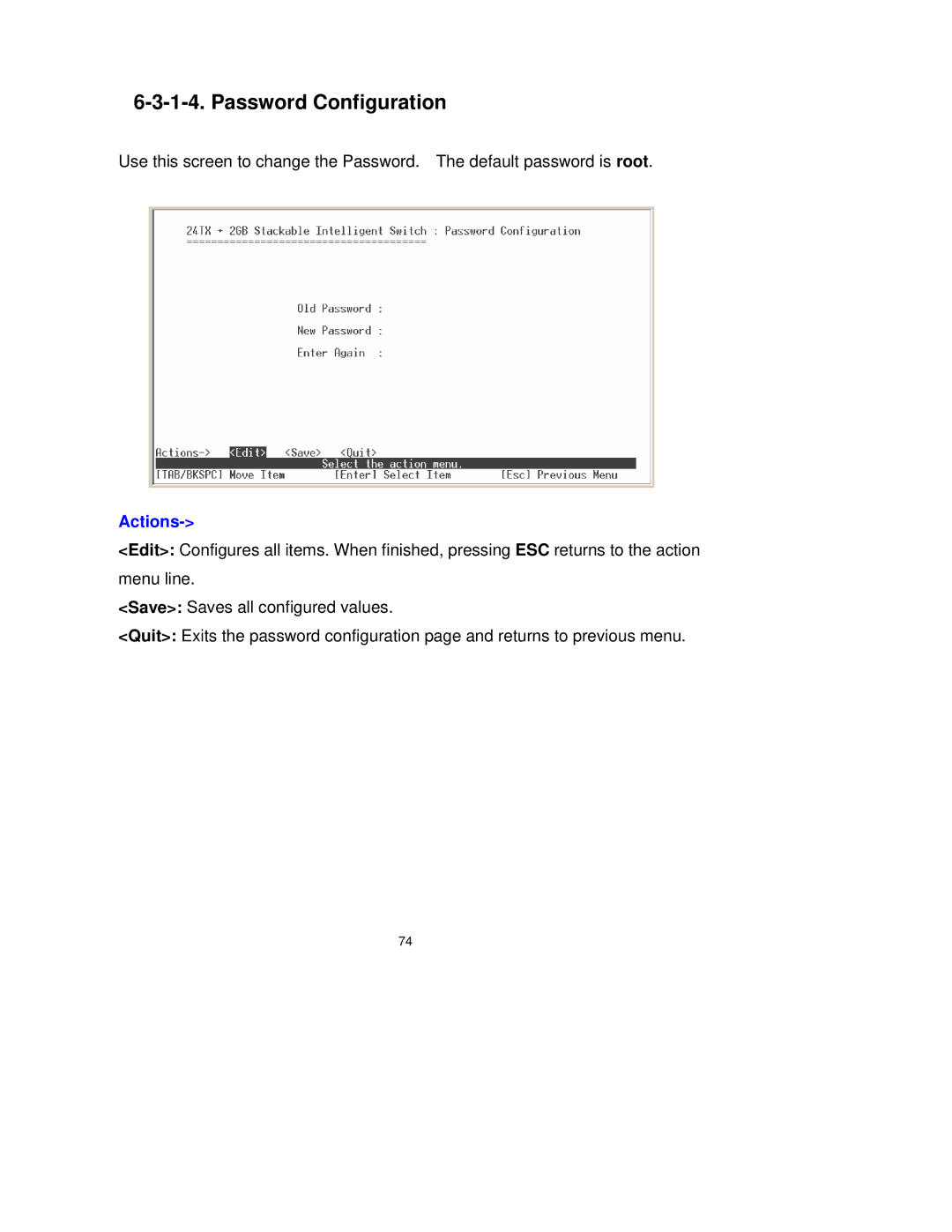 Milan Technology MIL-SM2401M-STK manual Password Configuration 