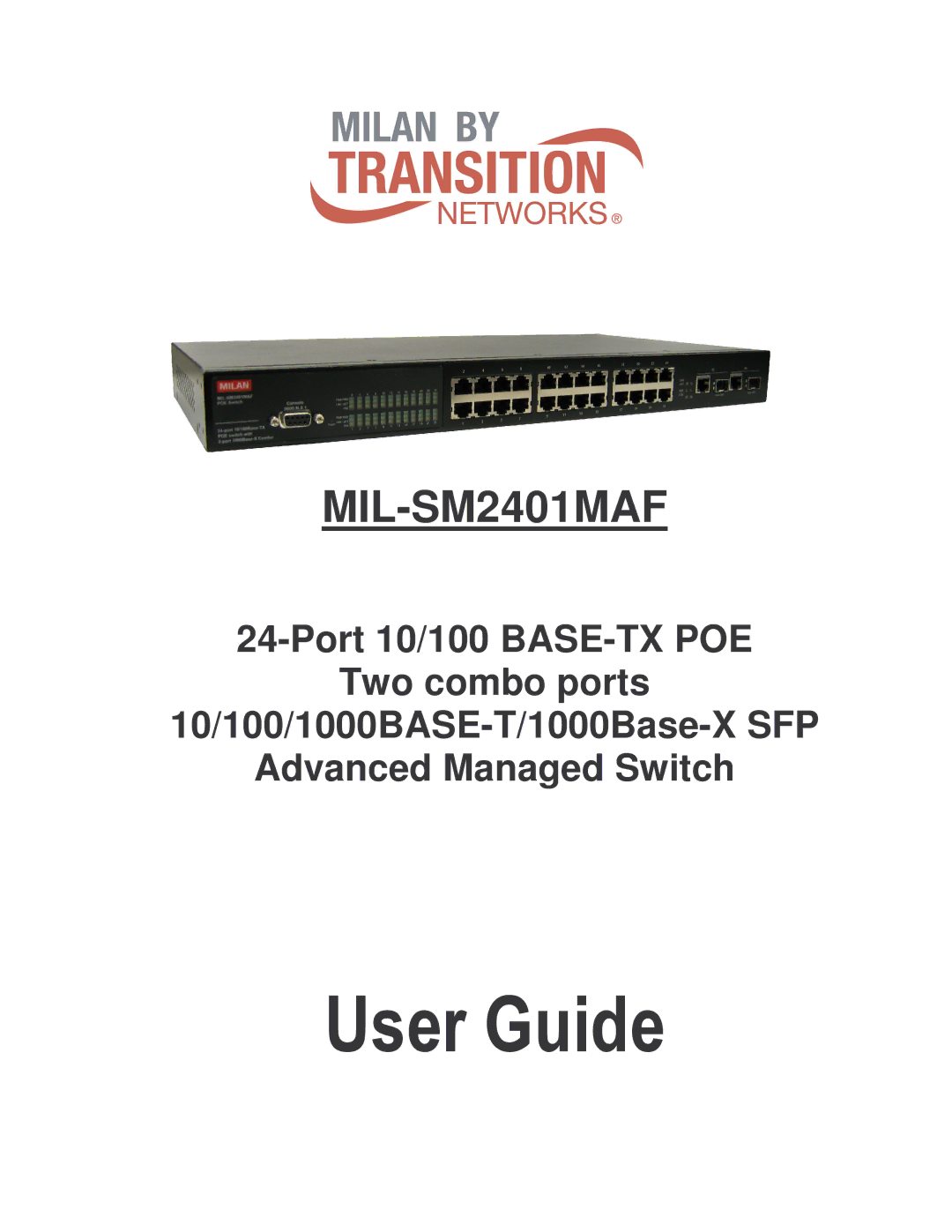 Milan Technology MIL-SM2401MAF manual User Guide 