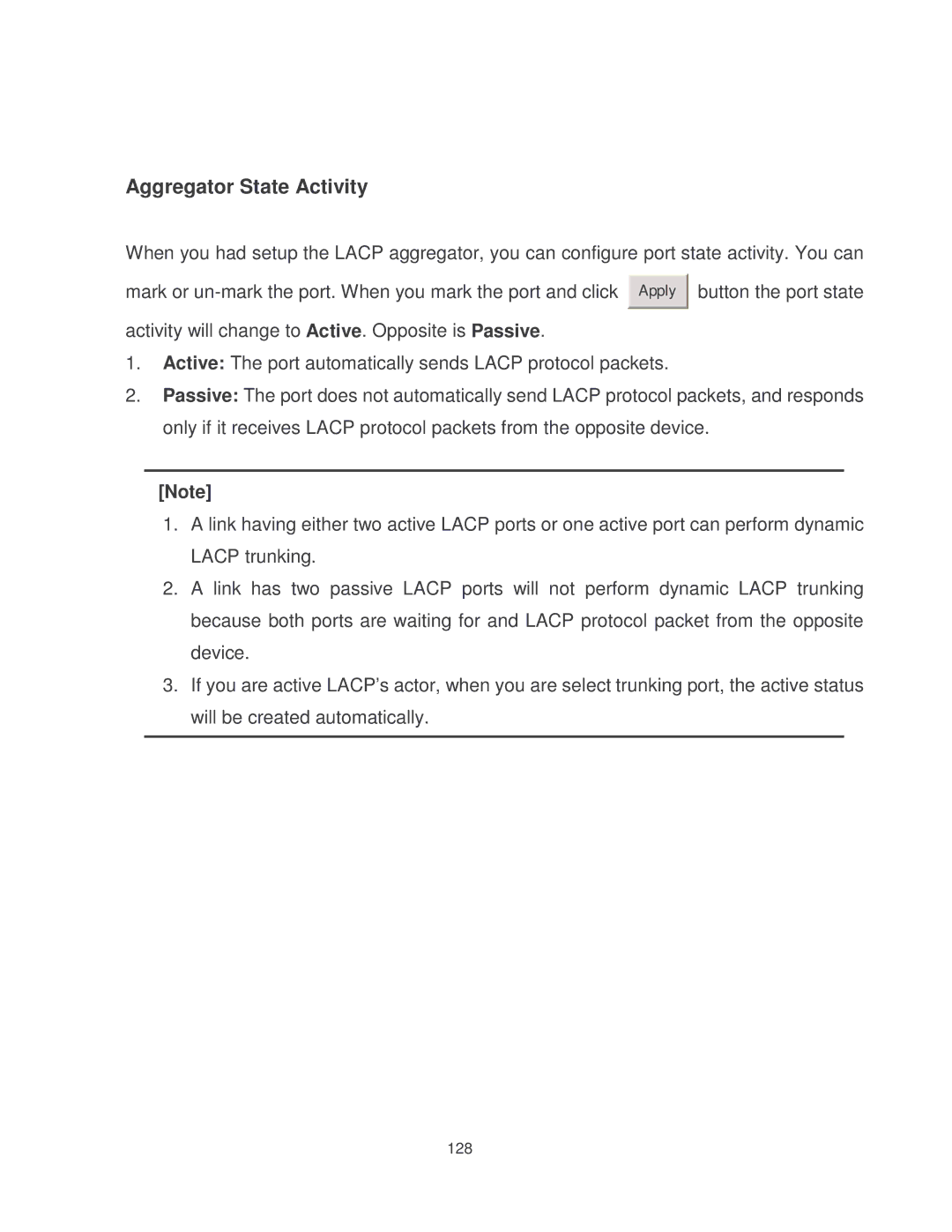 Milan Technology MIL-SM2401MAF manual Aggregator State Activity 