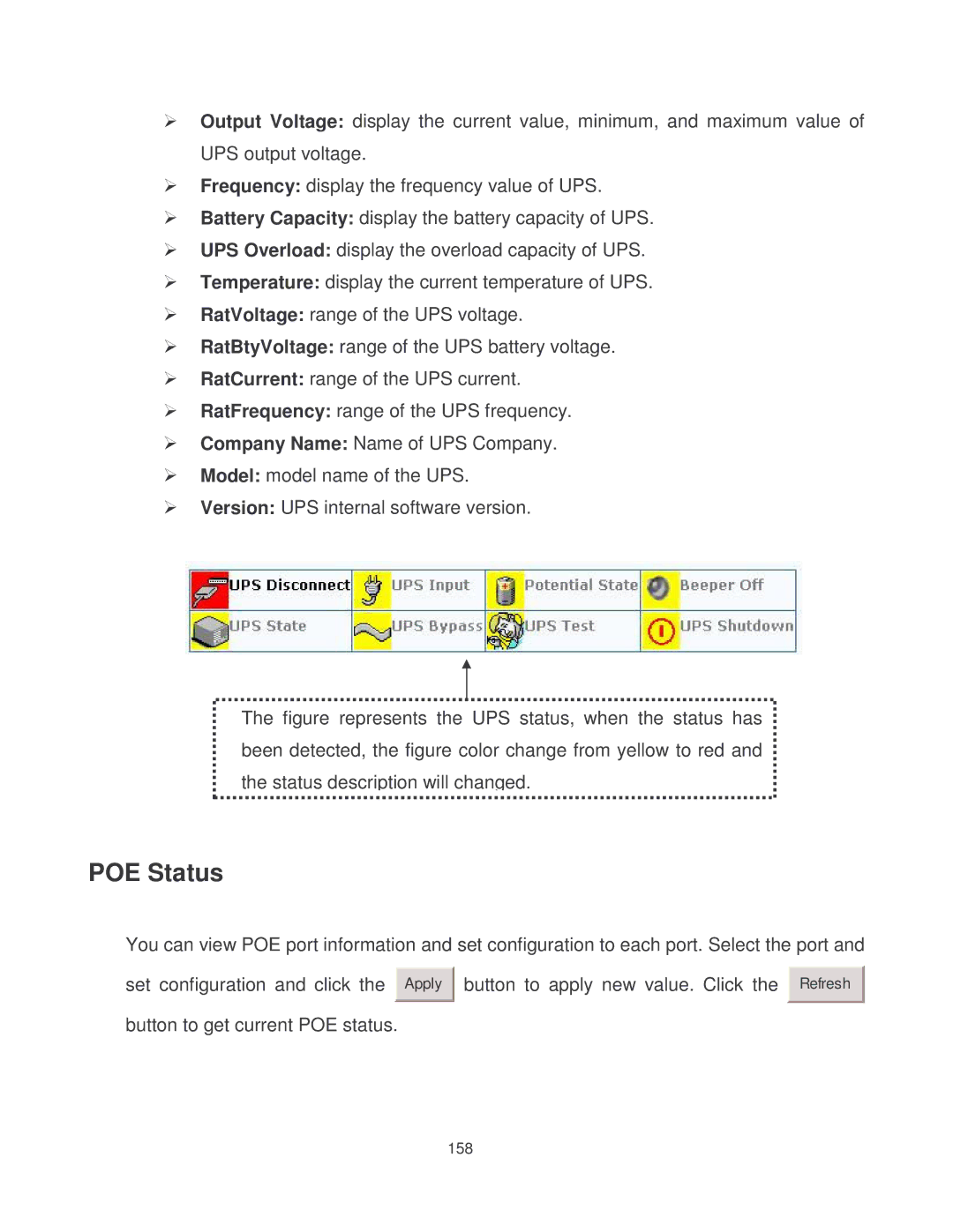 Milan Technology MIL-SM2401MAF manual POE Status 