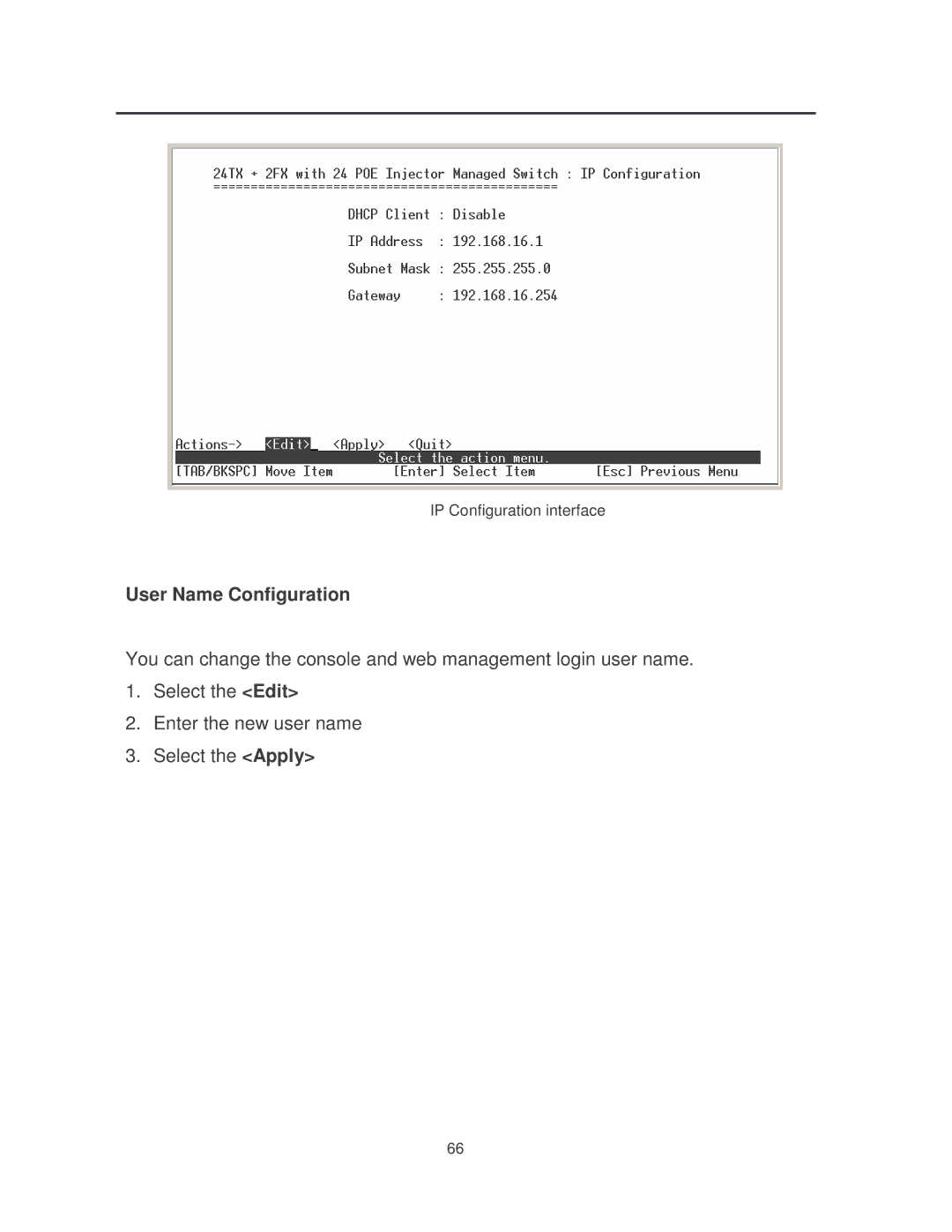 Milan Technology MIL-SM2401MAF manual IP Configuration interface 