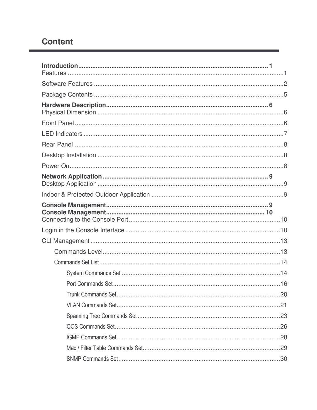 Milan Technology MIL-SM8002TG manual Content 