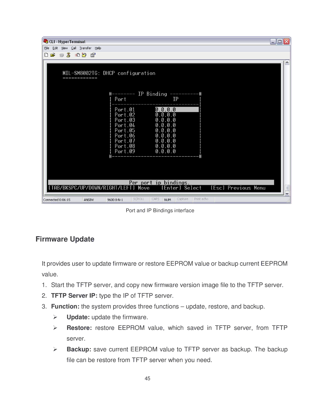 Milan Technology MIL-SM8002TG manual Firmware Update 