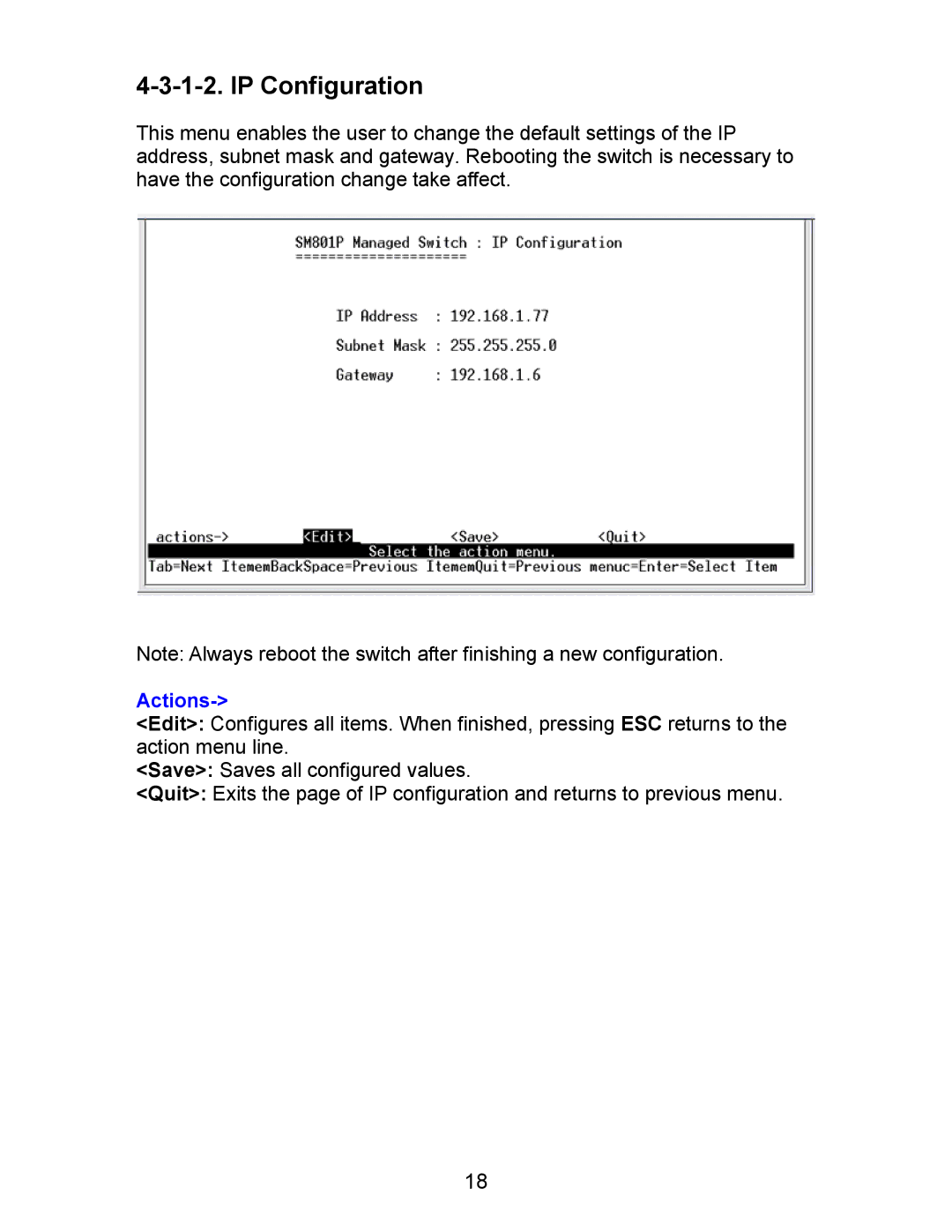 Milan Technology MIL-SM801G, MIL-SM801P, MIL-SM800P manual IP Configuration 