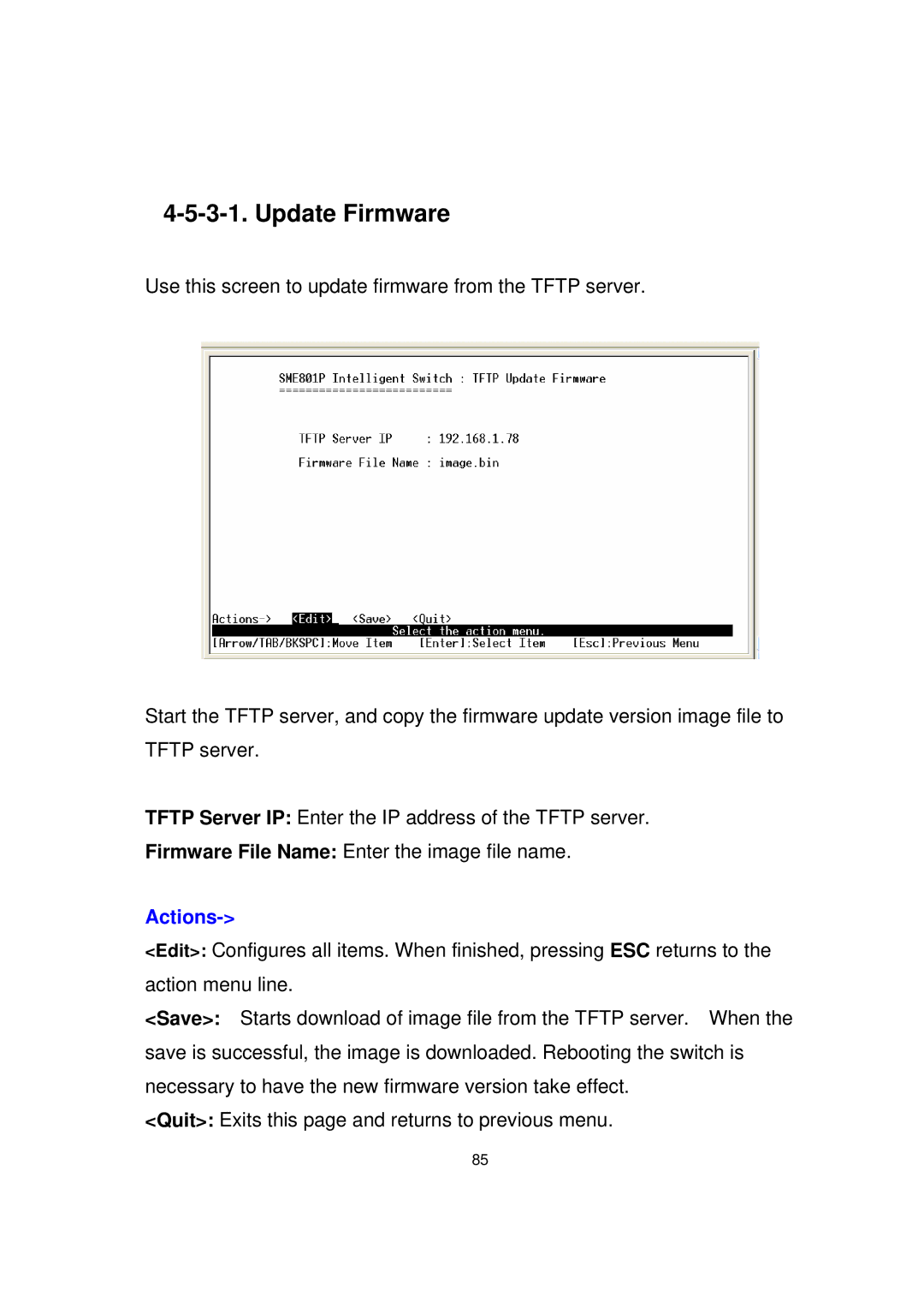 Milan Technology MIL-SME801GLX, MIL-SME801P, MIL-SME801GSX manual Update Firmware 