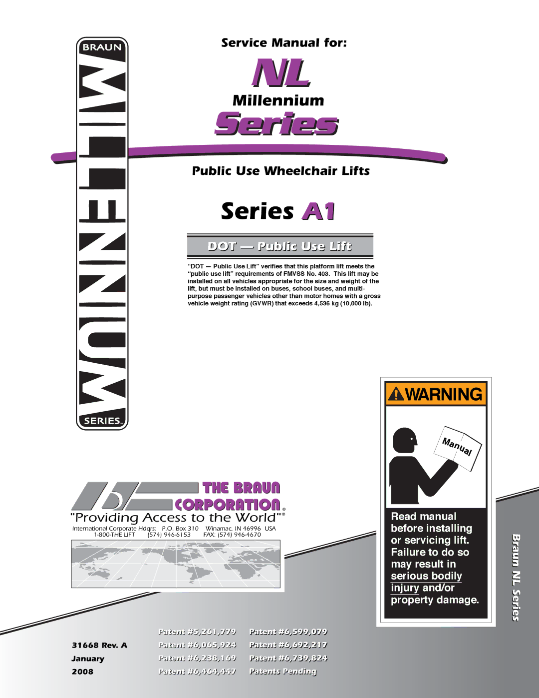 Millennium Enterprises A1 service manual Ca 