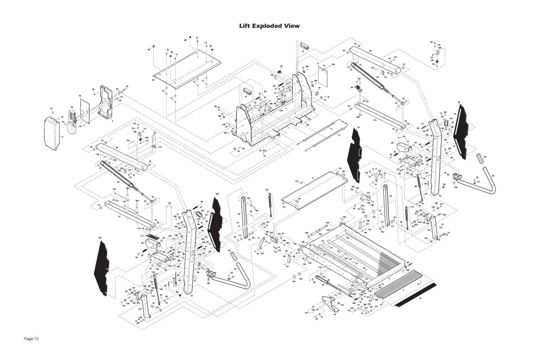 Millennium Enterprises A1 service manual Lift Exploded View 