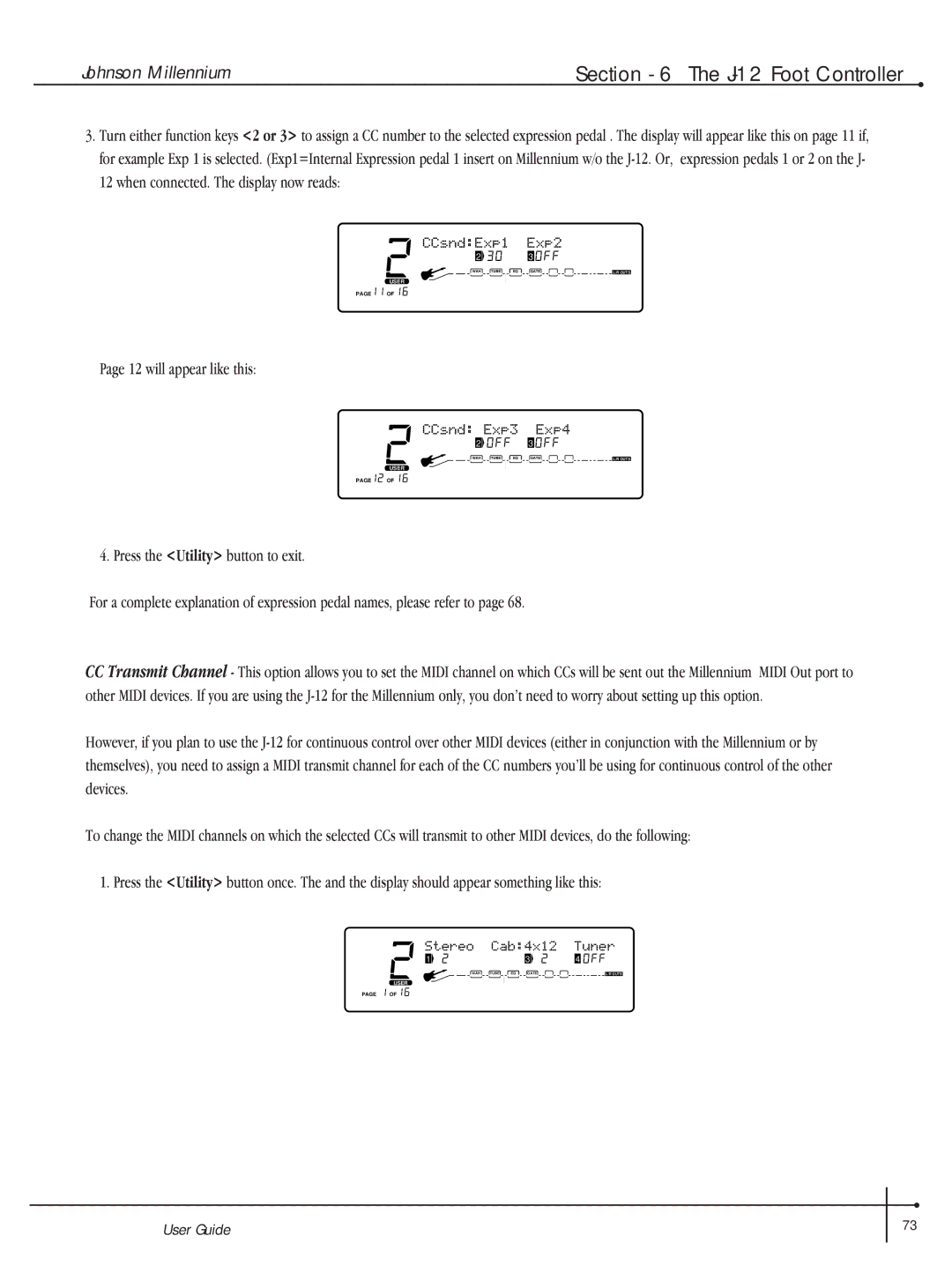 Millennium Enterprises Integrated Modeling Amplifier manual When connected. The display now reads, will appear like this 