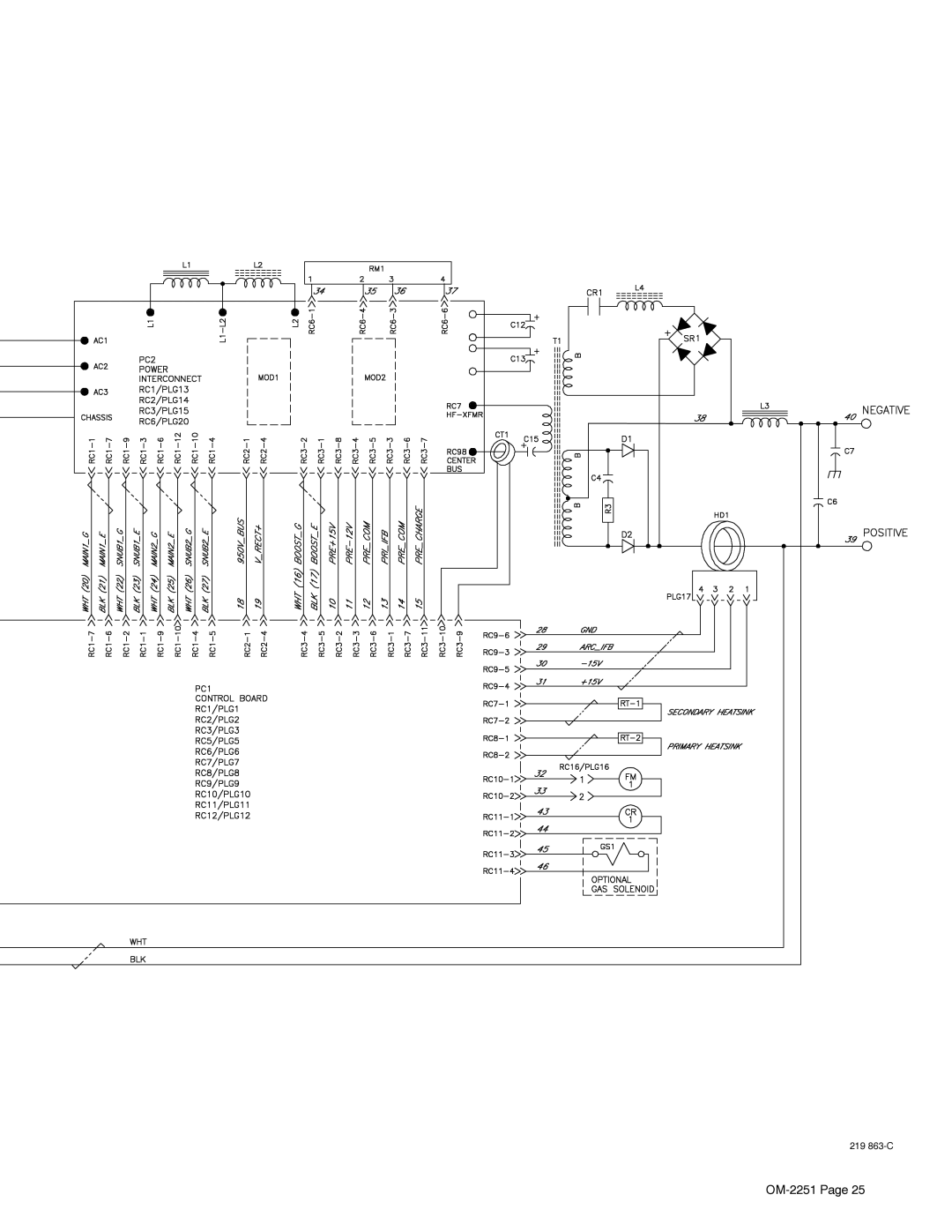 Miller Electric 350 VS manual 219 863-C 