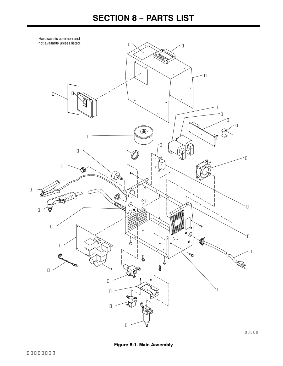 Miller Electric 375, ICE-27C manual Parts List 