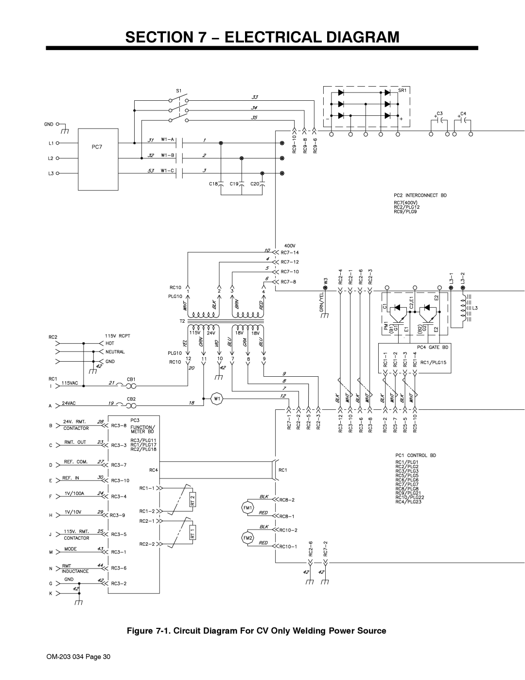 Miller Electric 456 CC manual Electrical Diagram 