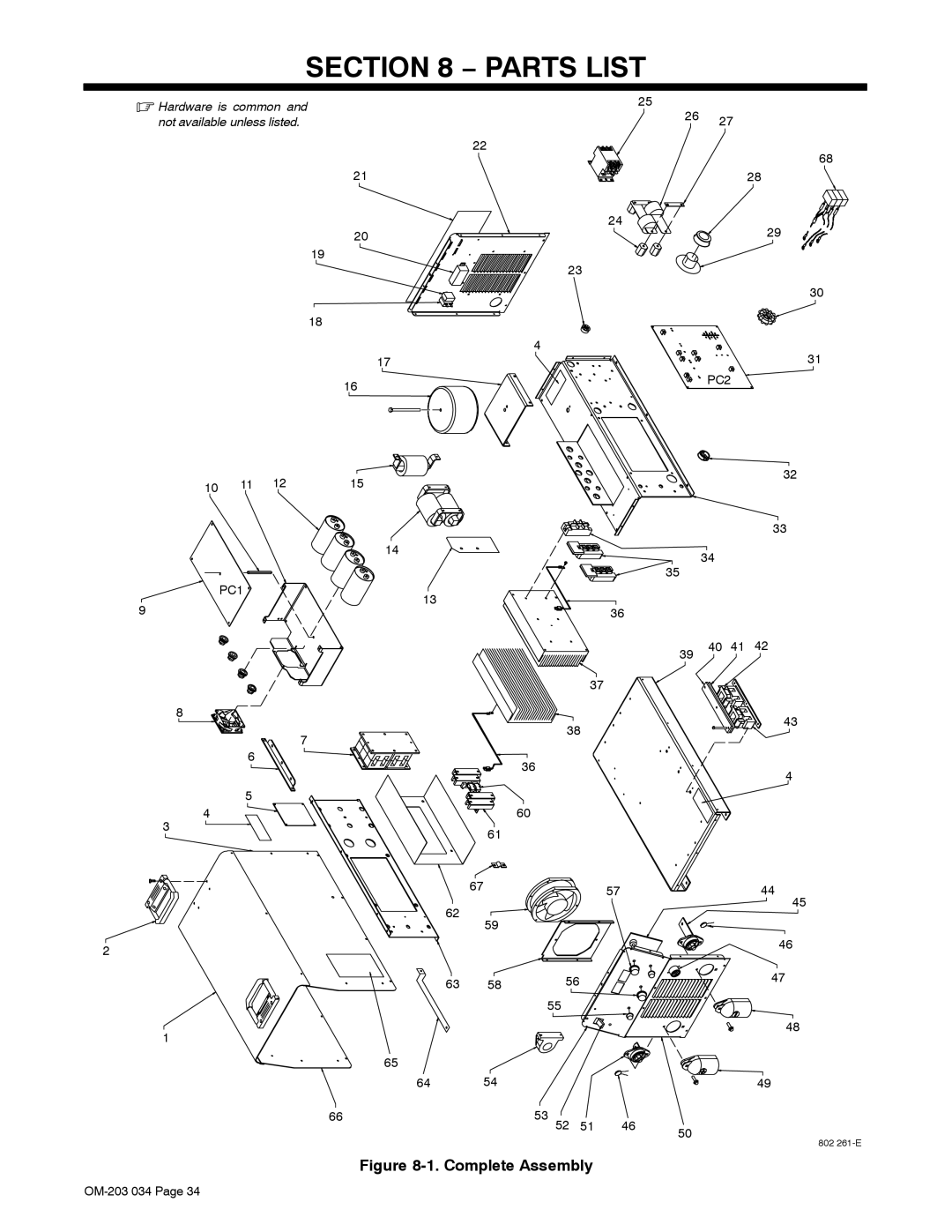 Miller Electric 456 CC manual Complete Assembly, 39 40 41 