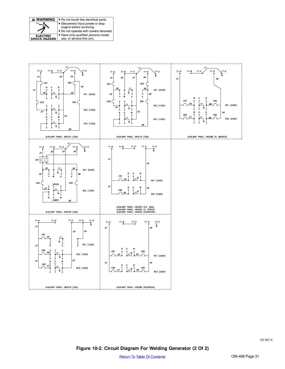 Miller Electric 6000 manual Circuit Diagram For Welding Generator 2 