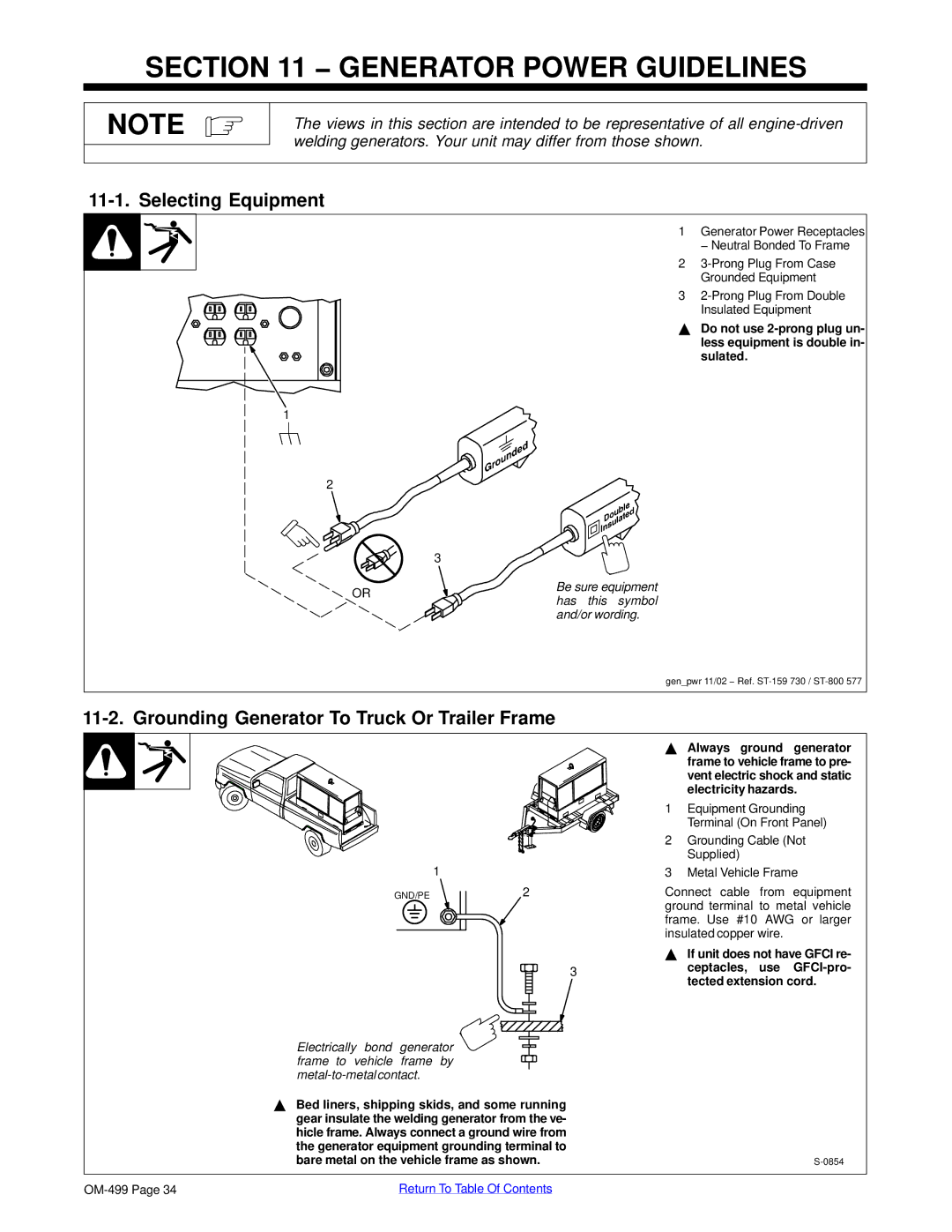 Miller Electric 6000 manual Generator Power Guidelines, Selecting Equipment 