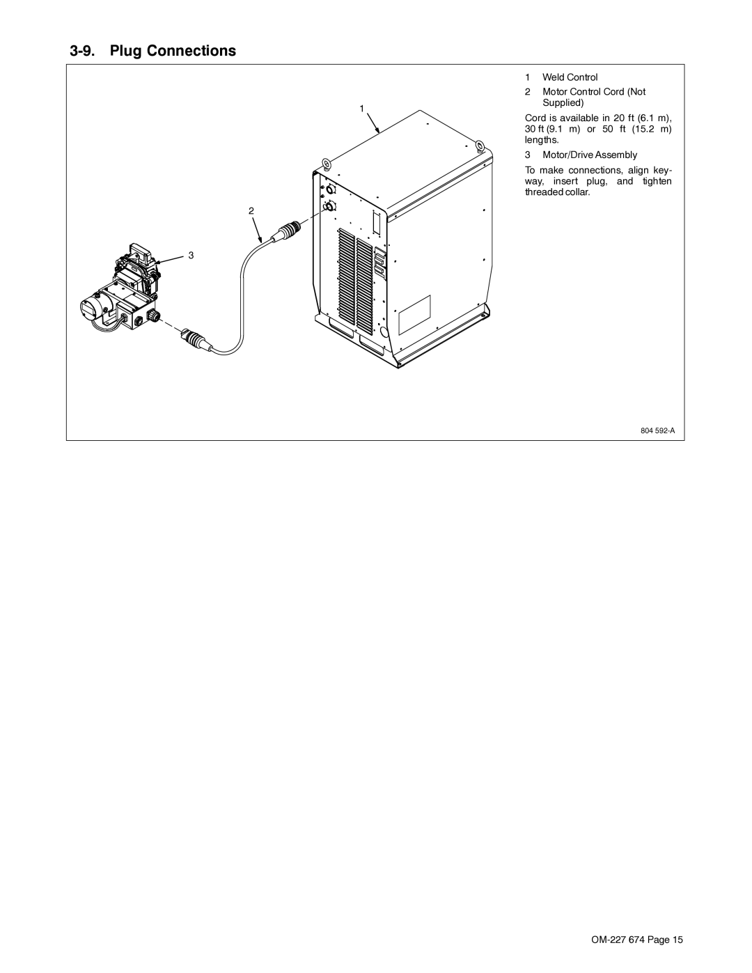 Miller Electric AA40GBU manual Plug Connections 