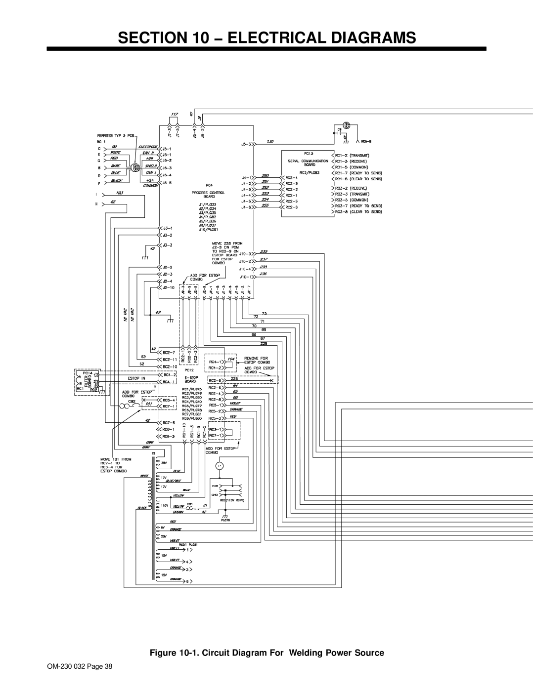 Miller Electric Axcess 300 manual Electrical Diagrams, Circuit Diagram For Welding Power Source 